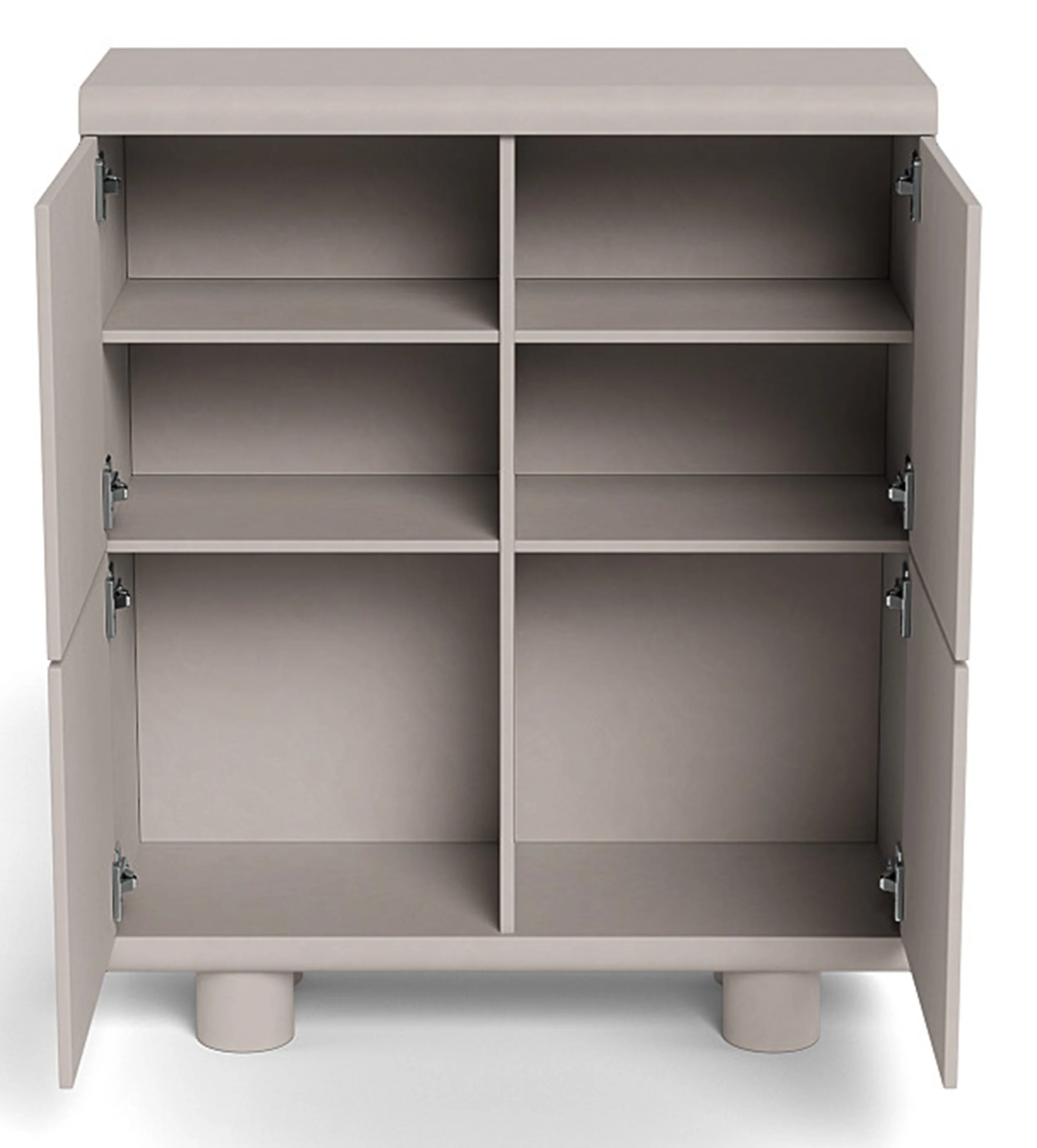 Komoda czterodrzwiowa Magee 100 cm kaszmir - Image 4