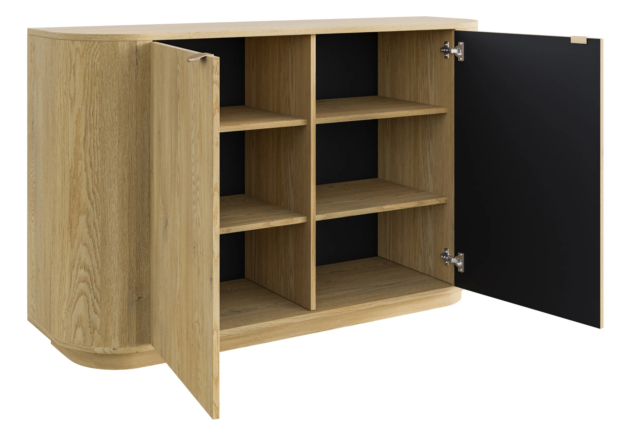 Komoda dwudrzwiowa Coru 140 cm dąb cremona torro - Image 3