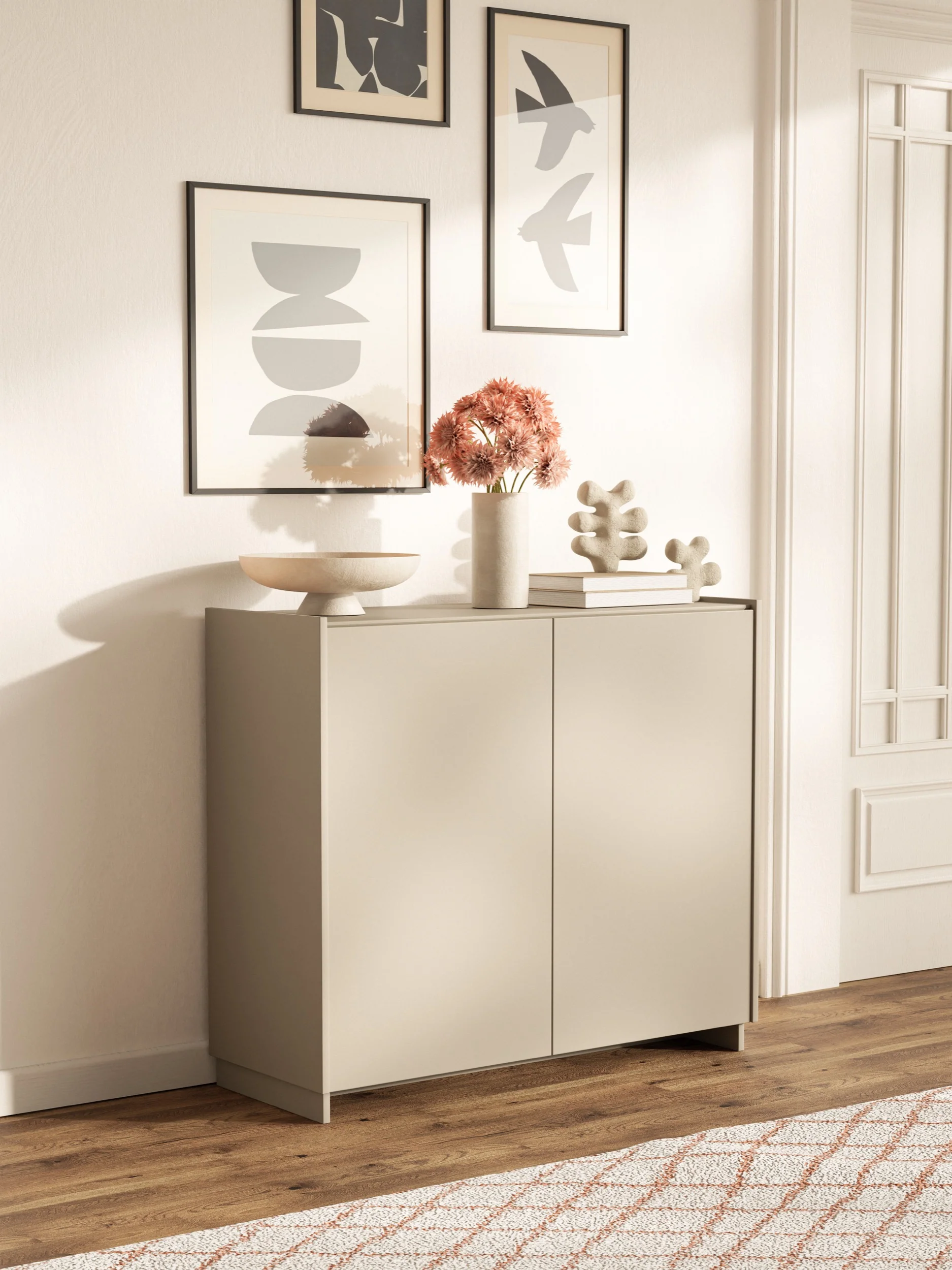 Komoda dwudrzwiowa Magro 103 cm kaszmir - Image 4