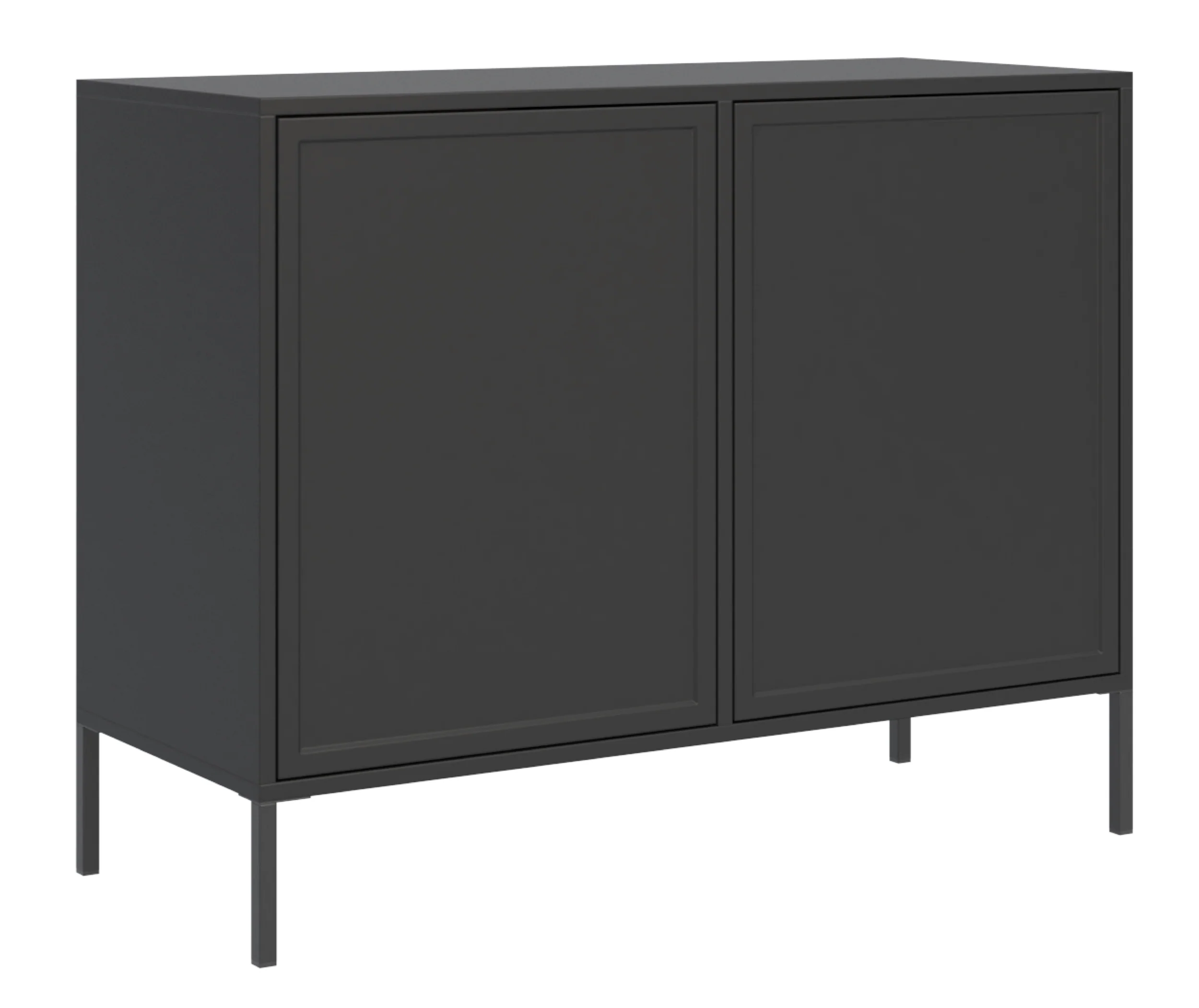 Komoda dwudrzwiowa Velveto 100 cm czarny