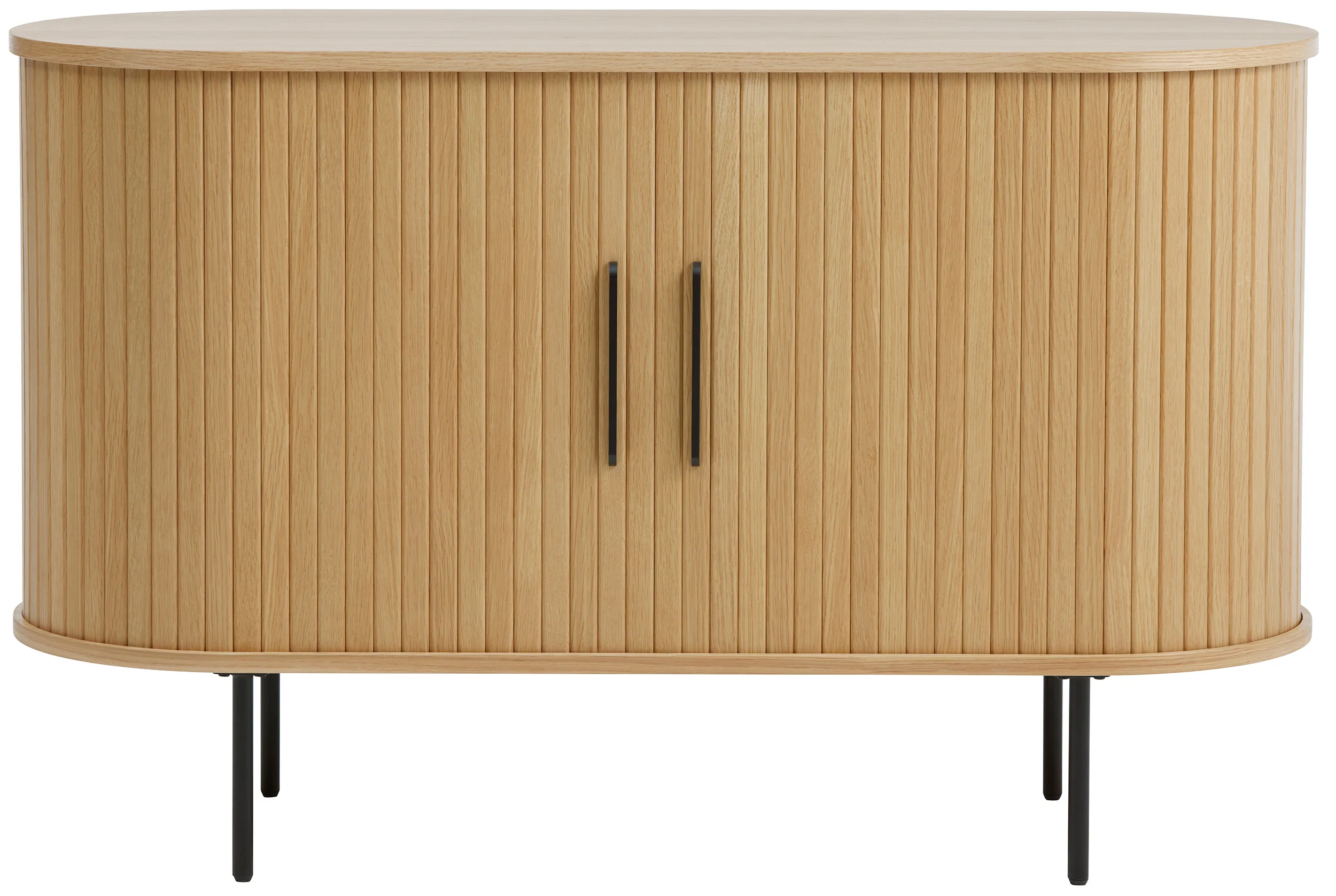 Komoda Gativel 120 cm lamele dąb naturalny - Image 3