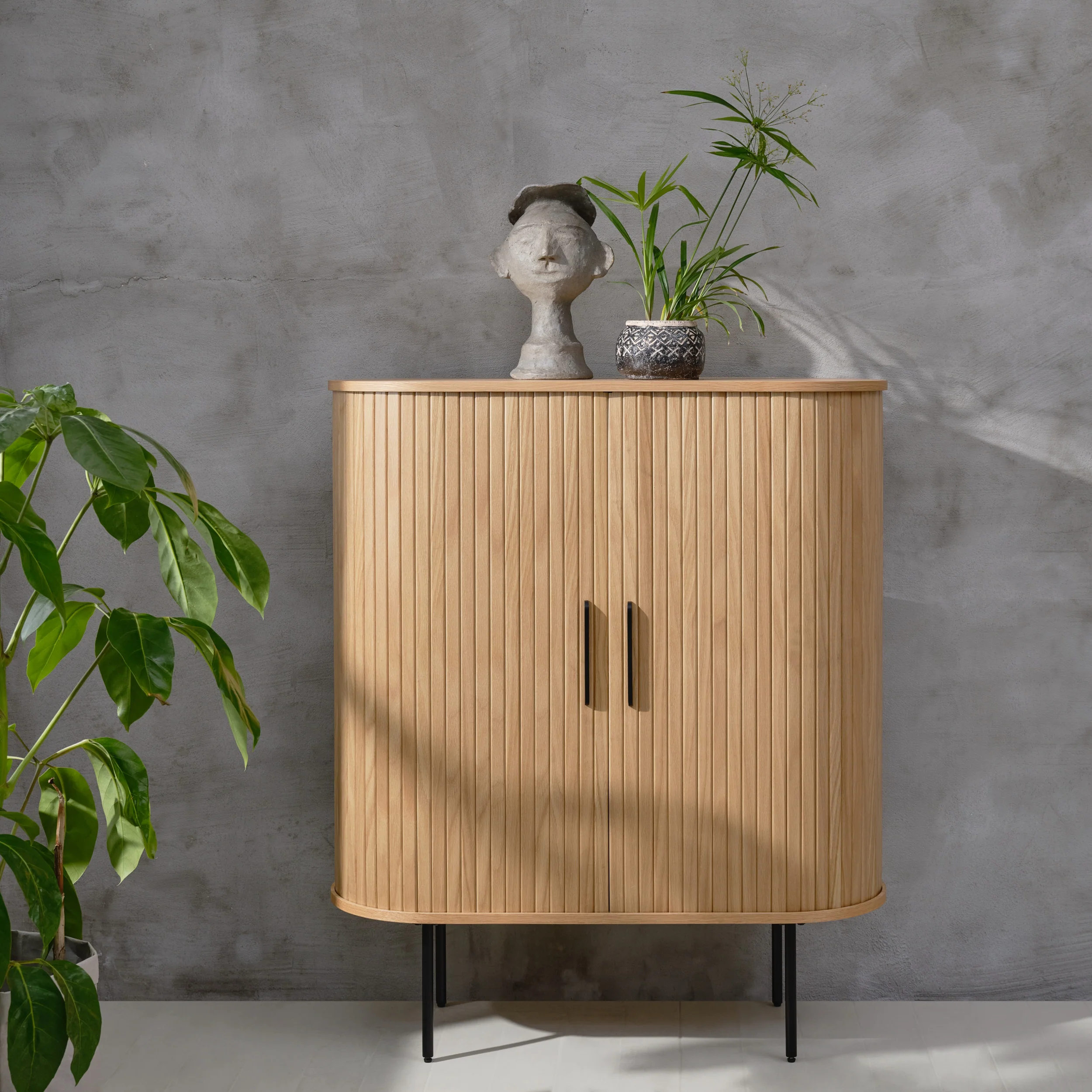 Komoda Gativel lamele dąb naturalny - Image 6