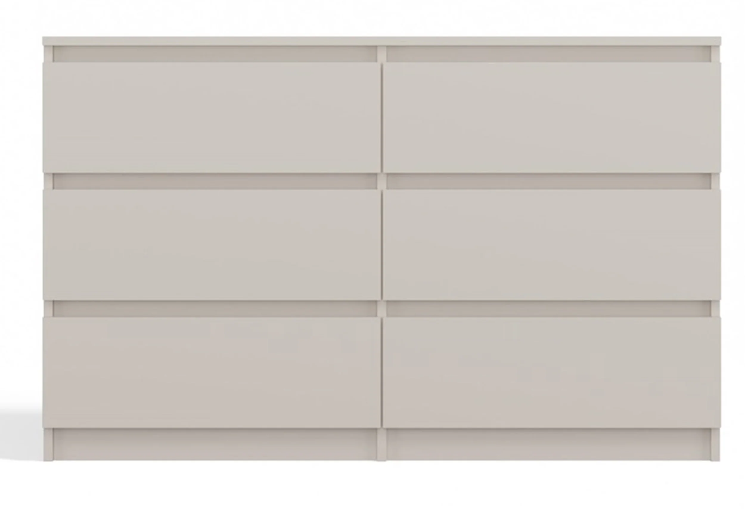 Komoda Malwa z sześcioma szufladami 120 cm kaszmir - Image 3