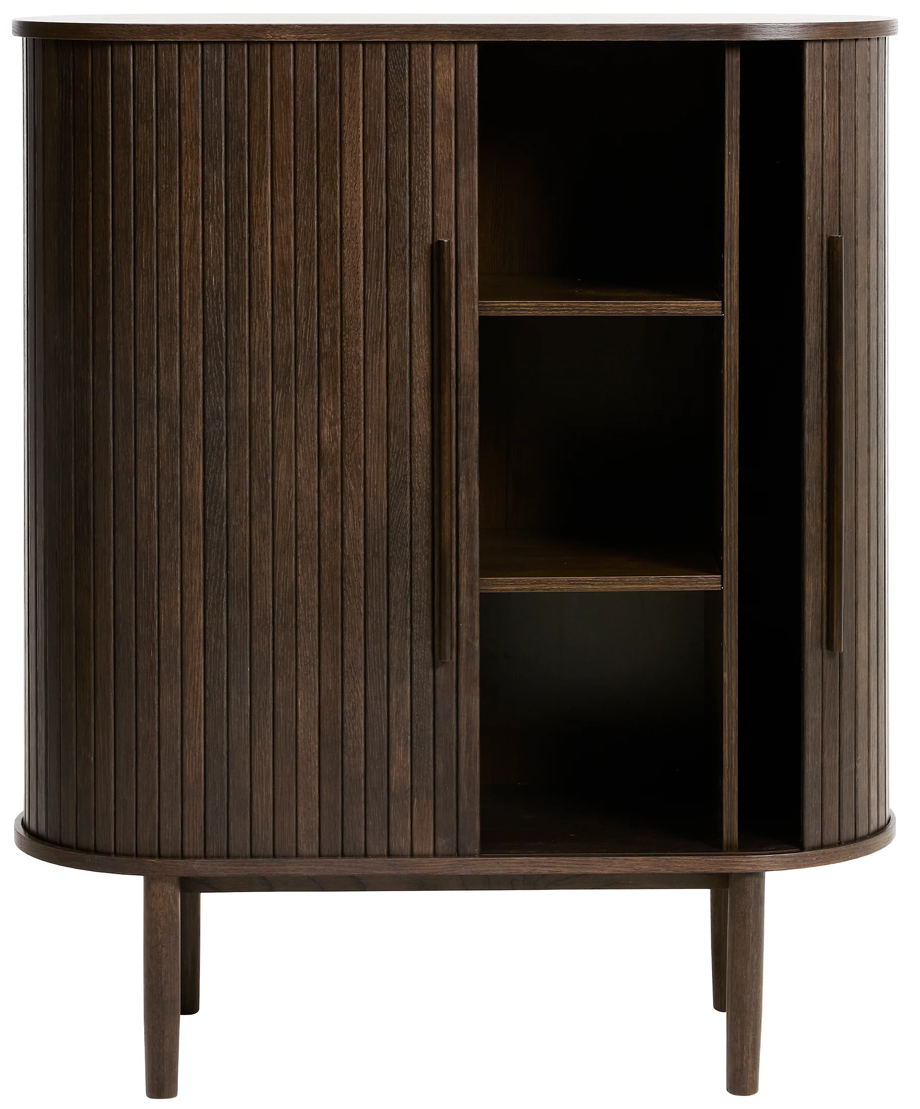 Komoda Meta 100 cm lamele dąb ciemny - Image 4