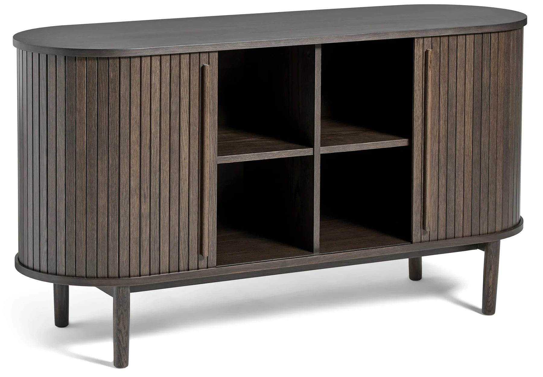Komoda Meta 140 cm lamele dąb ciemny - Image 3