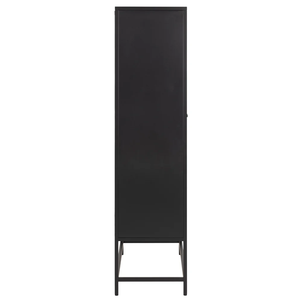 Komoda metalowa Rondan w stylu industrialnym 160x80 cm czarna - Image 4
