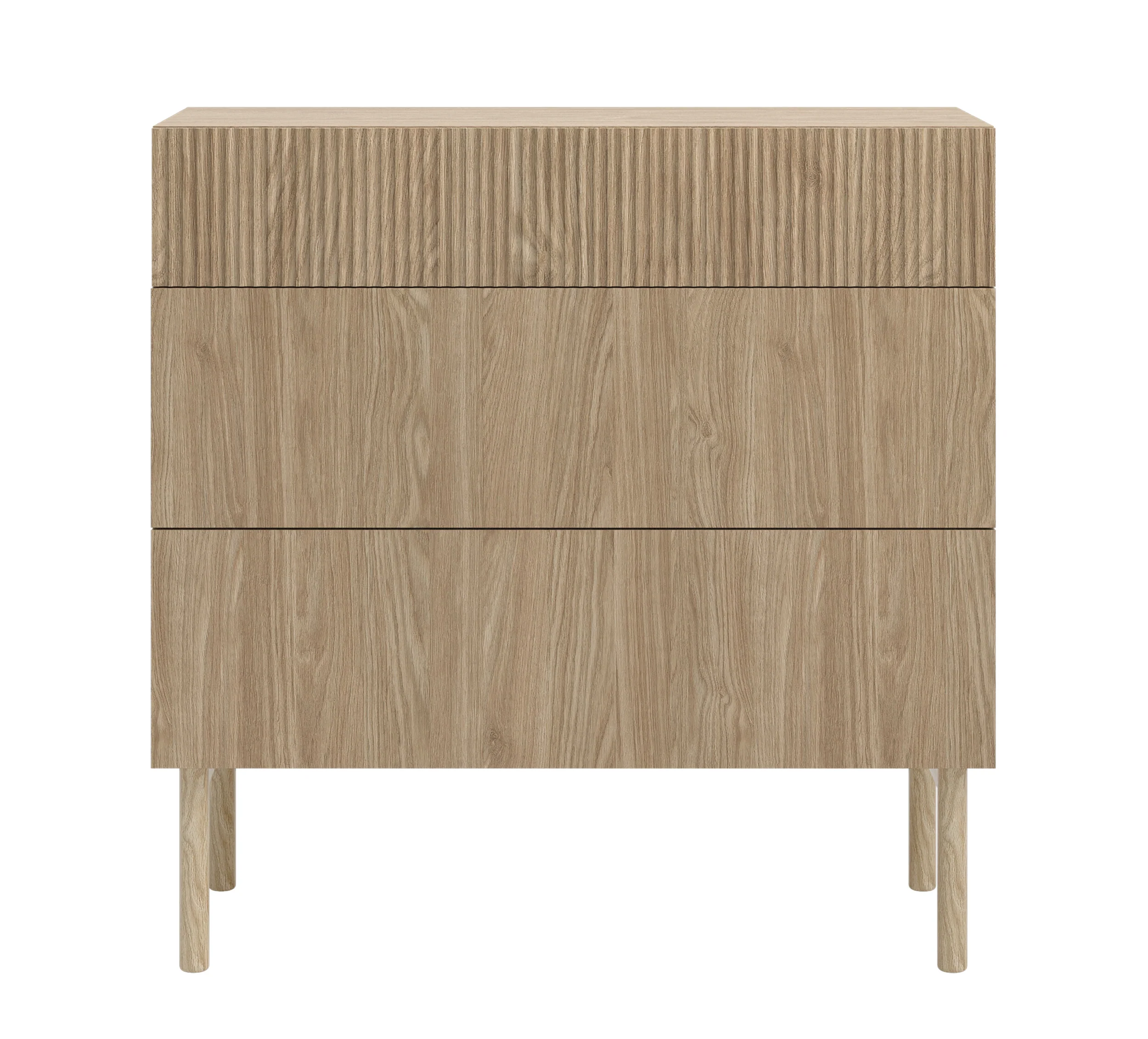 Komoda Nolie z trzema szufladami 90 cm Dąb Olejowany - Image 5