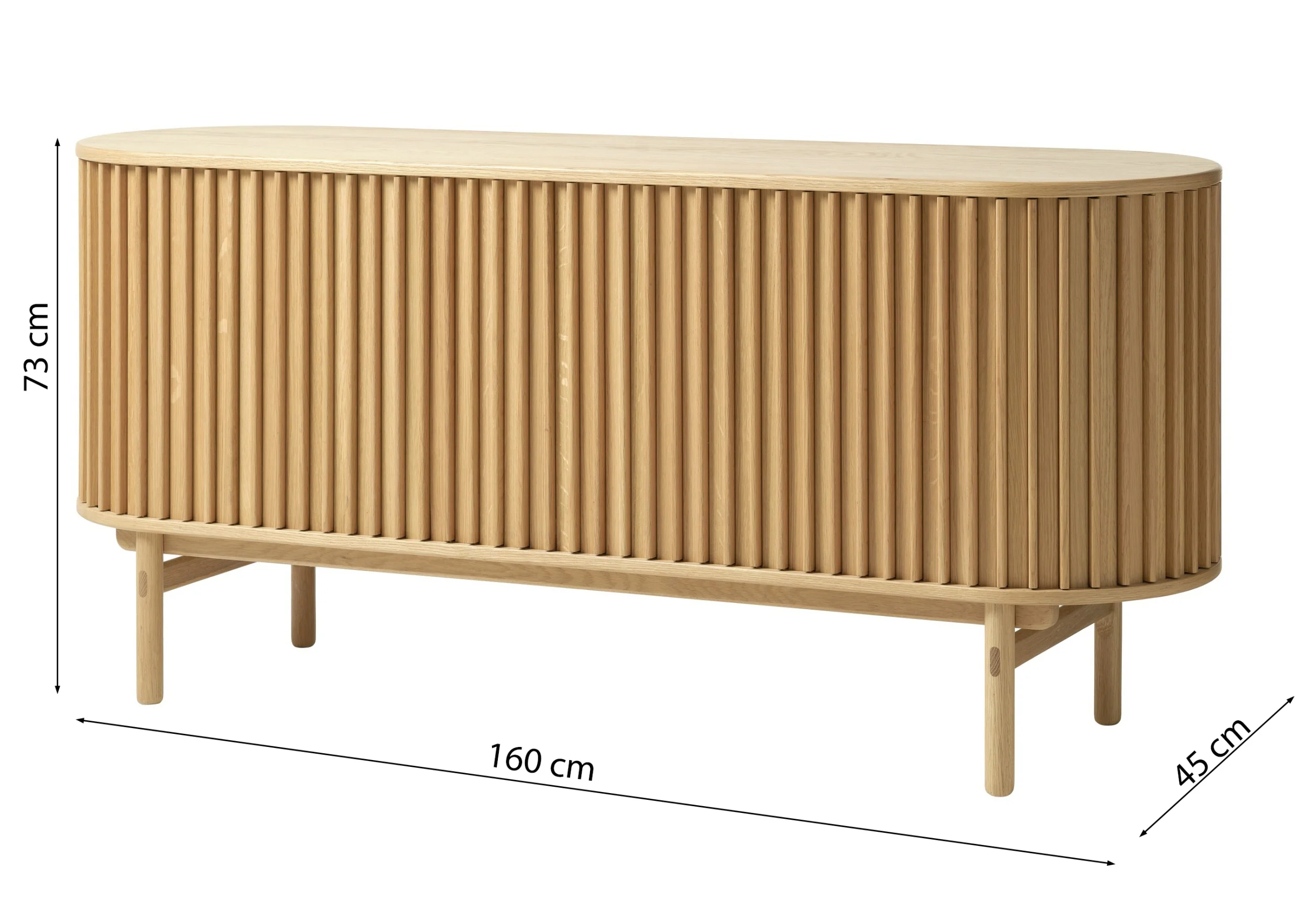 Komoda szeroka Yoffers 160 cm dąb - Image 13