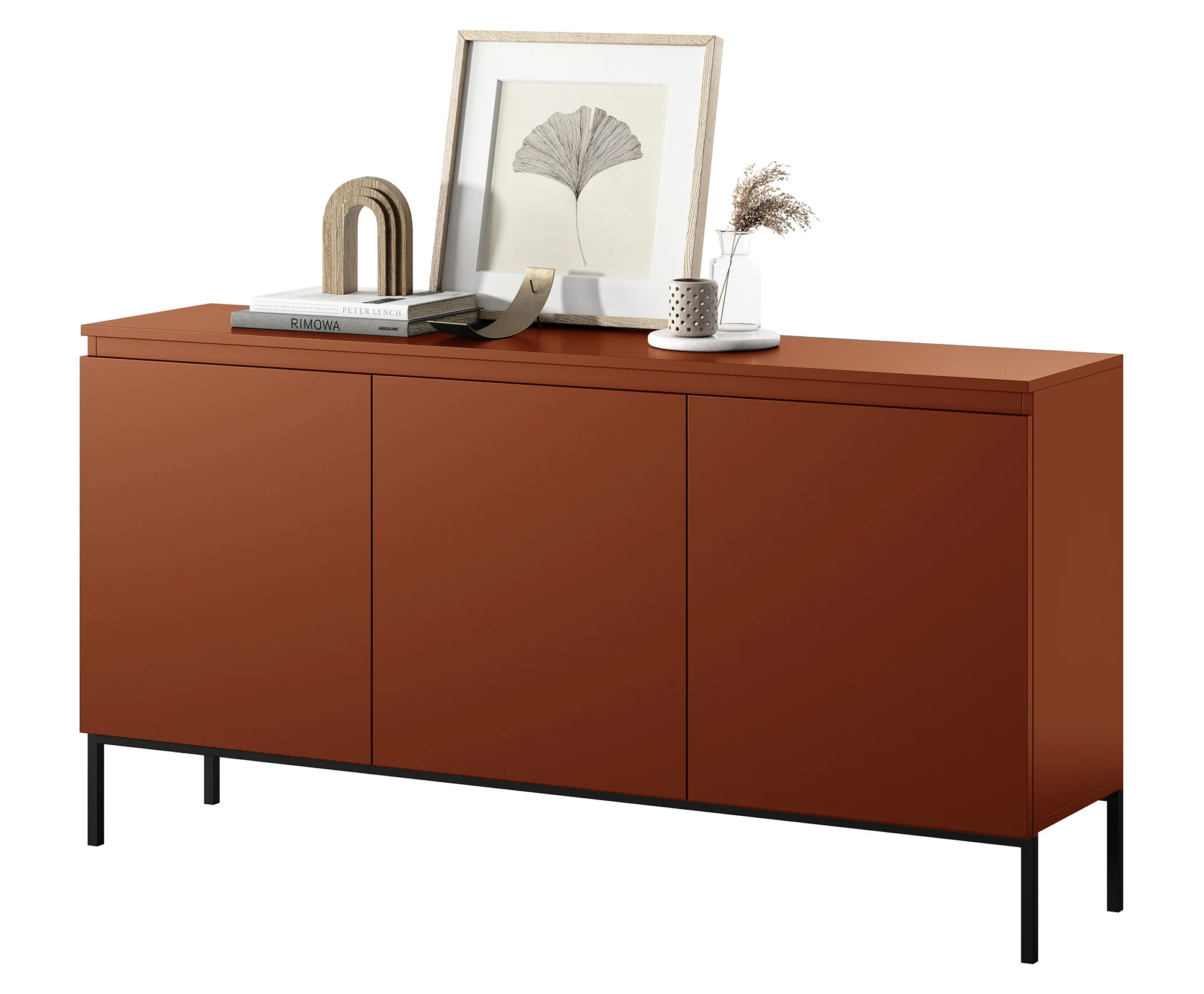 Komoda trzydrzwiowa Bemmi 150 cm Ceglasty