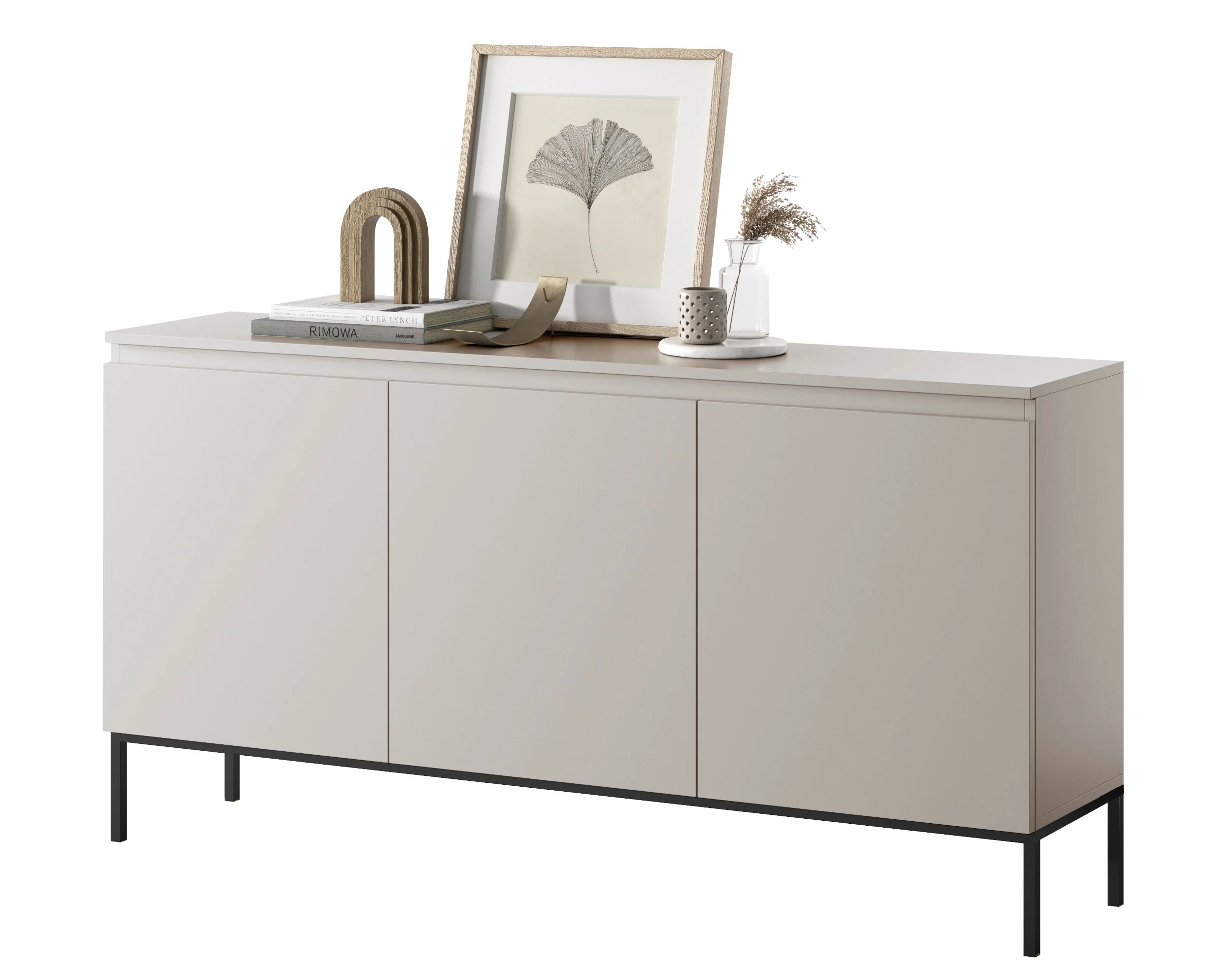 Komoda trzydrzwiowa Bemmi 150 cm kaszmir - Image 6