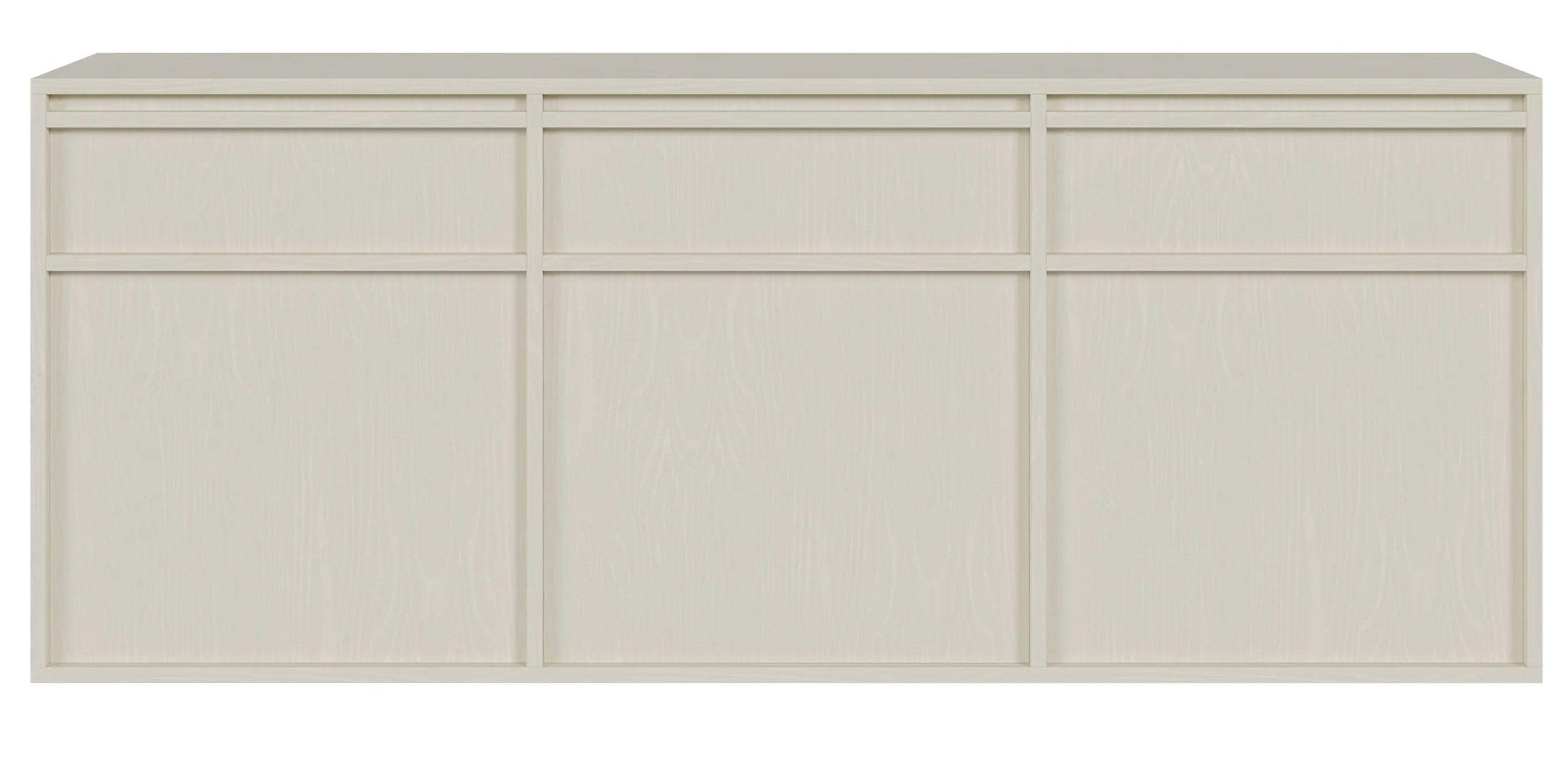Komoda trzydrzwiowa Evo z szufladami wisząca 154 cm Beż piaskowy - Image 6