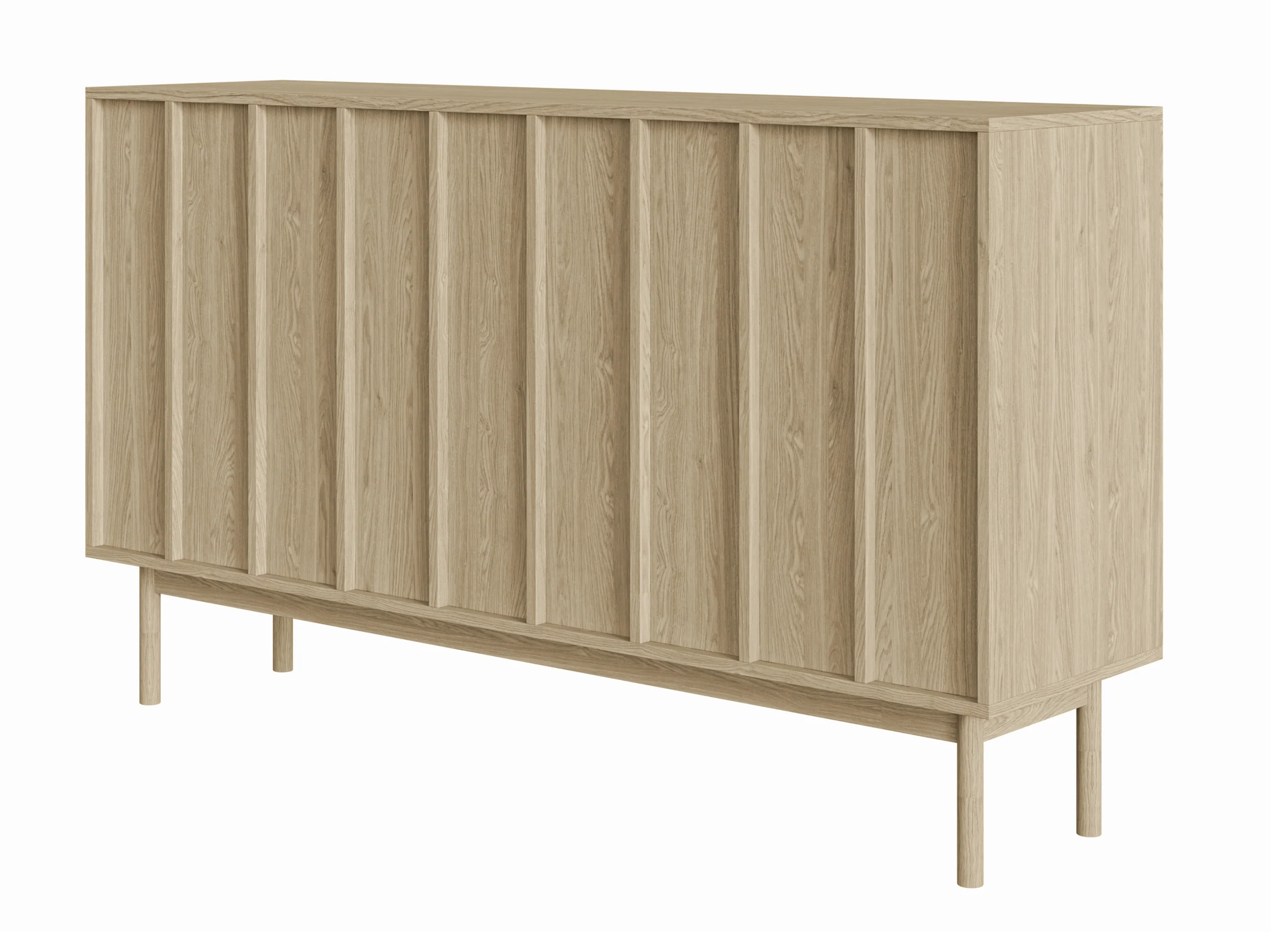 Komoda trzydrzwiowa Neksto 150 cm Dąb olejowany