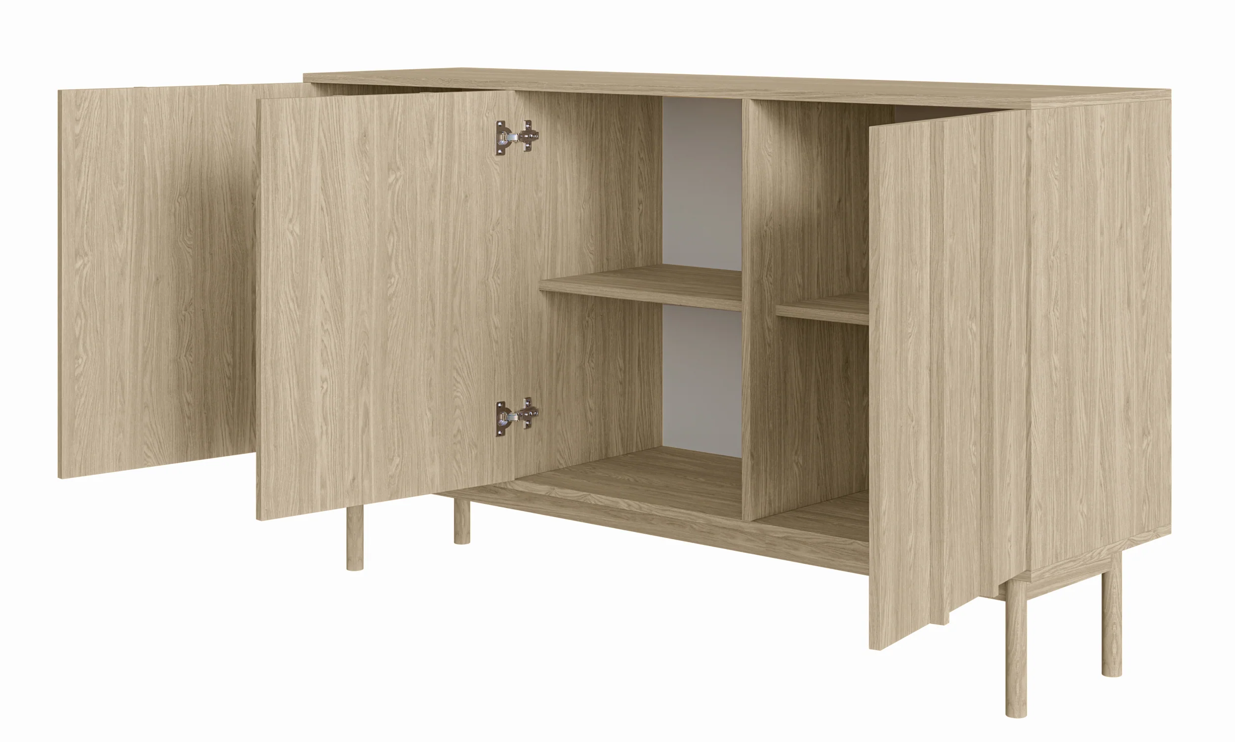 Komoda trzydrzwiowa Neksto 150 cm Dąb olejowany - Image 8