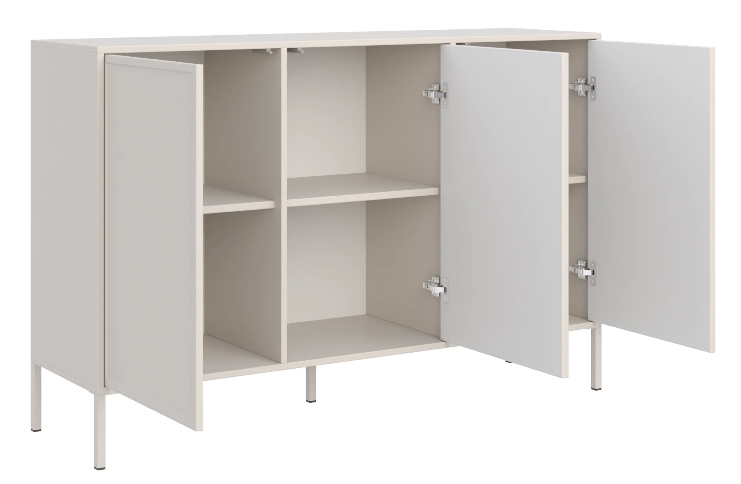Komoda trzydrzwiowa Velveto 150 cm kaszmir - Image 3