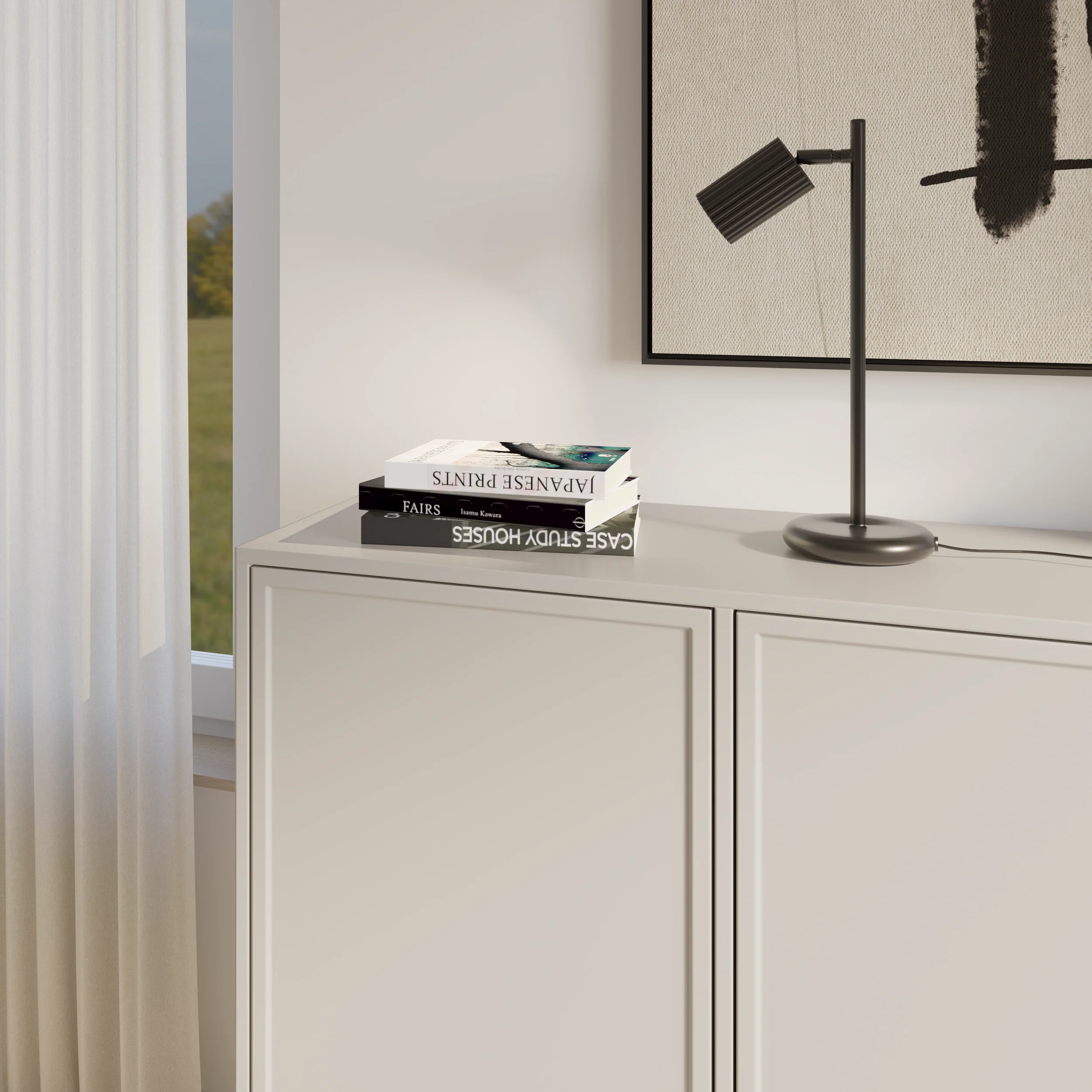 Komoda trzydrzwiowa Velveto 150 cm kaszmir - Image 6