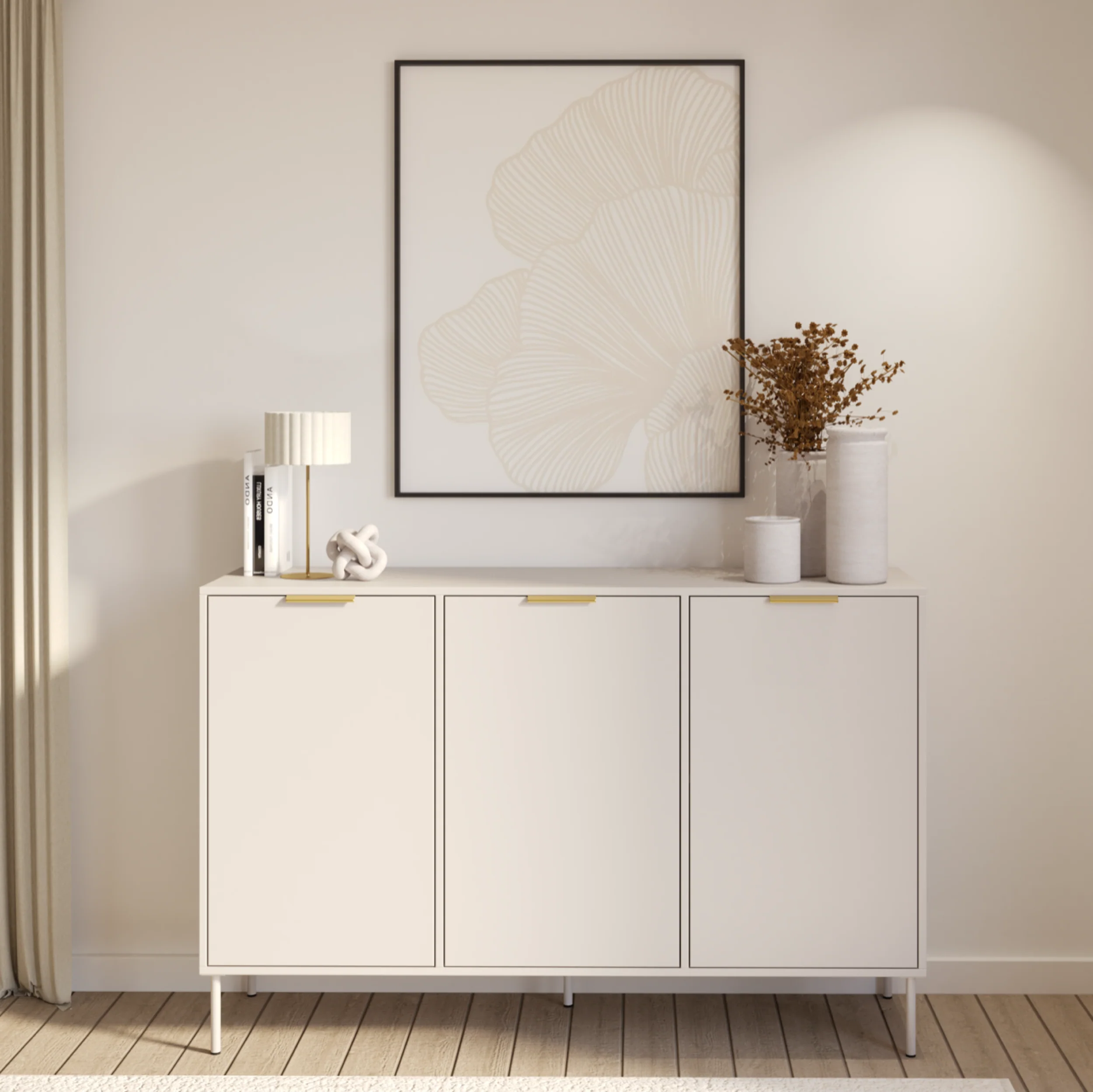 Komoda trzydrzwiowa Vena 150 cm kaszmir - Image 2