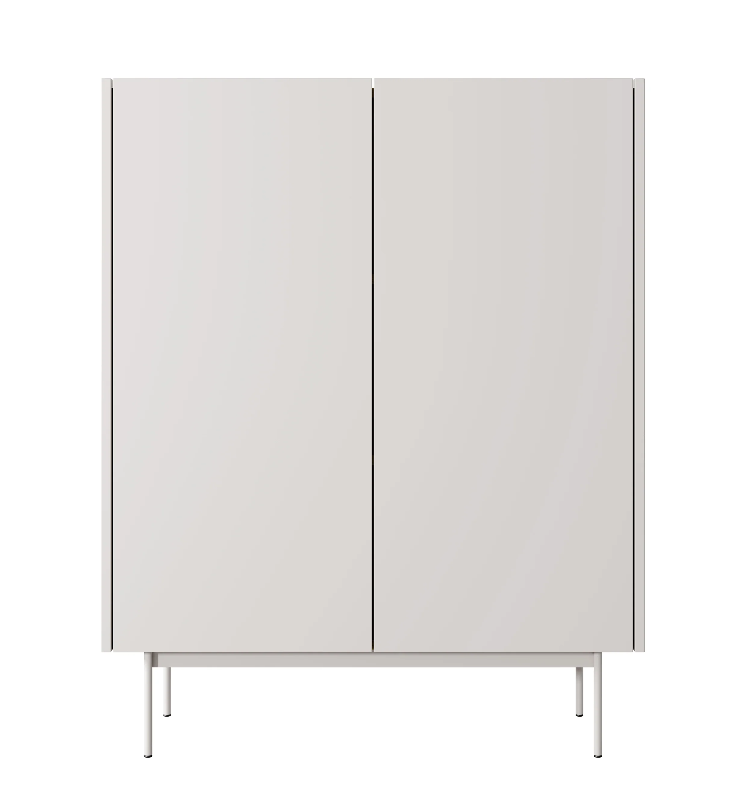 Komoda wysoka Color 97 cm dwudrzwiowa Kaszmir / Dąb Linea - Image 4