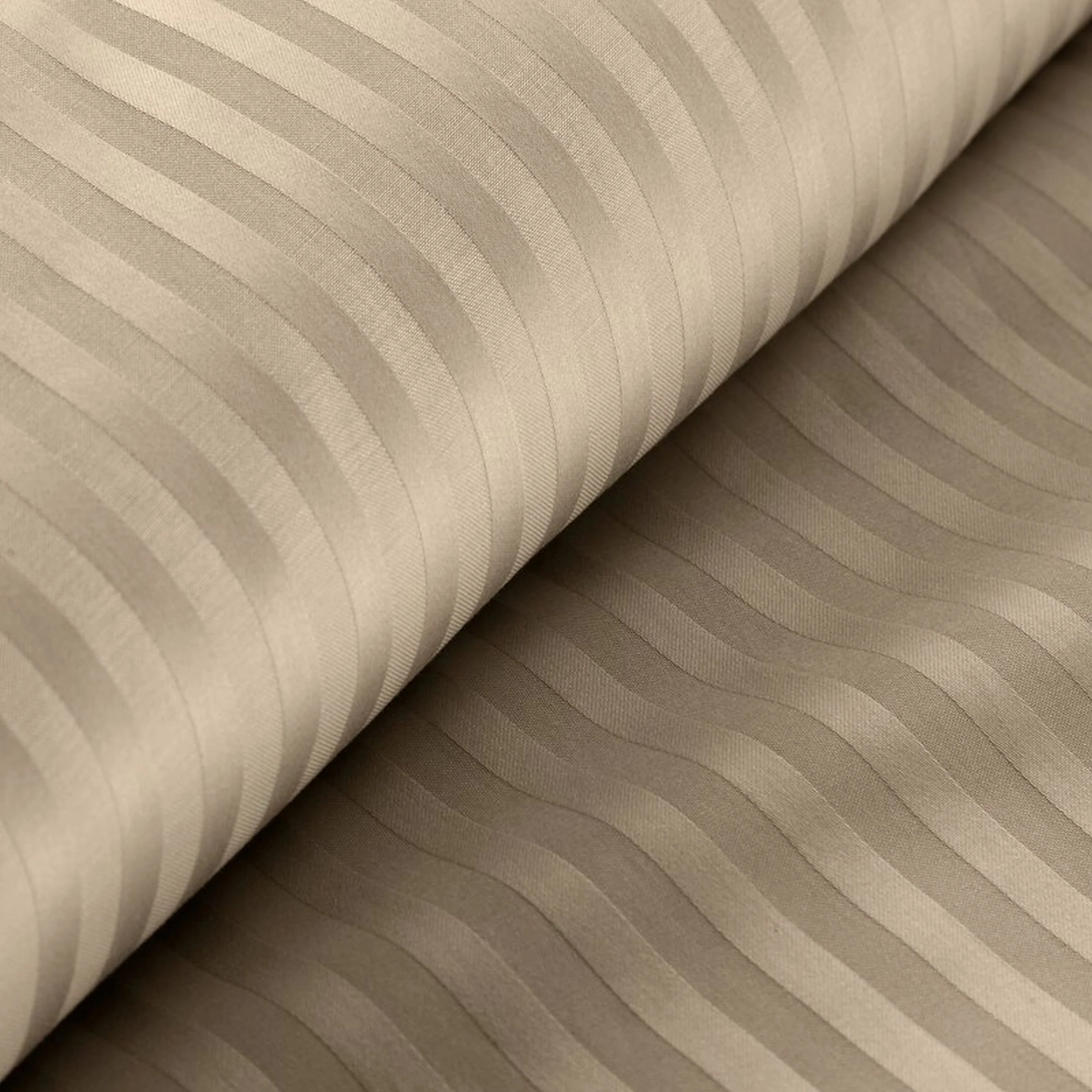Komplet pościeli Vera 200x140 cm satyna bawełniana beżowa - Image 4