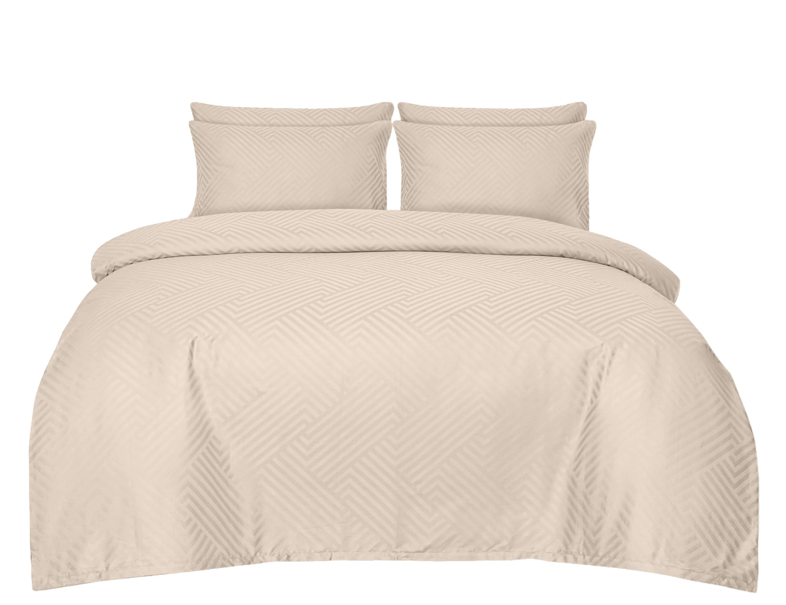 Komplet pościeli z adamaszku Altasoma 140x200 z poszewką na poduszkę 70x90 cm ivory - Image 6