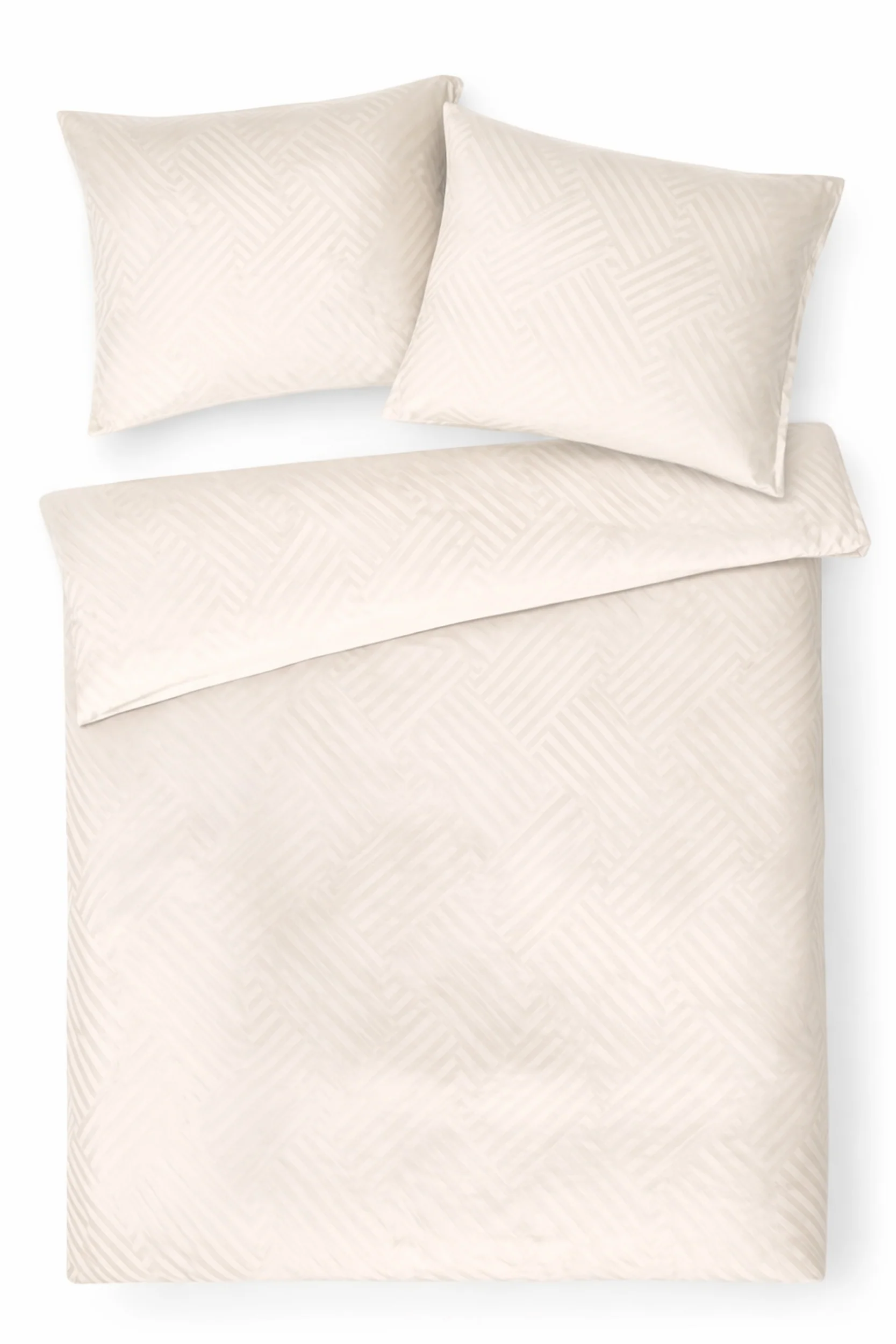 Komplet pościeli z adamaszku Altasoma 160x200 z dwiema poszewkami na poduszkę 70x80 cm ivory - Image 9