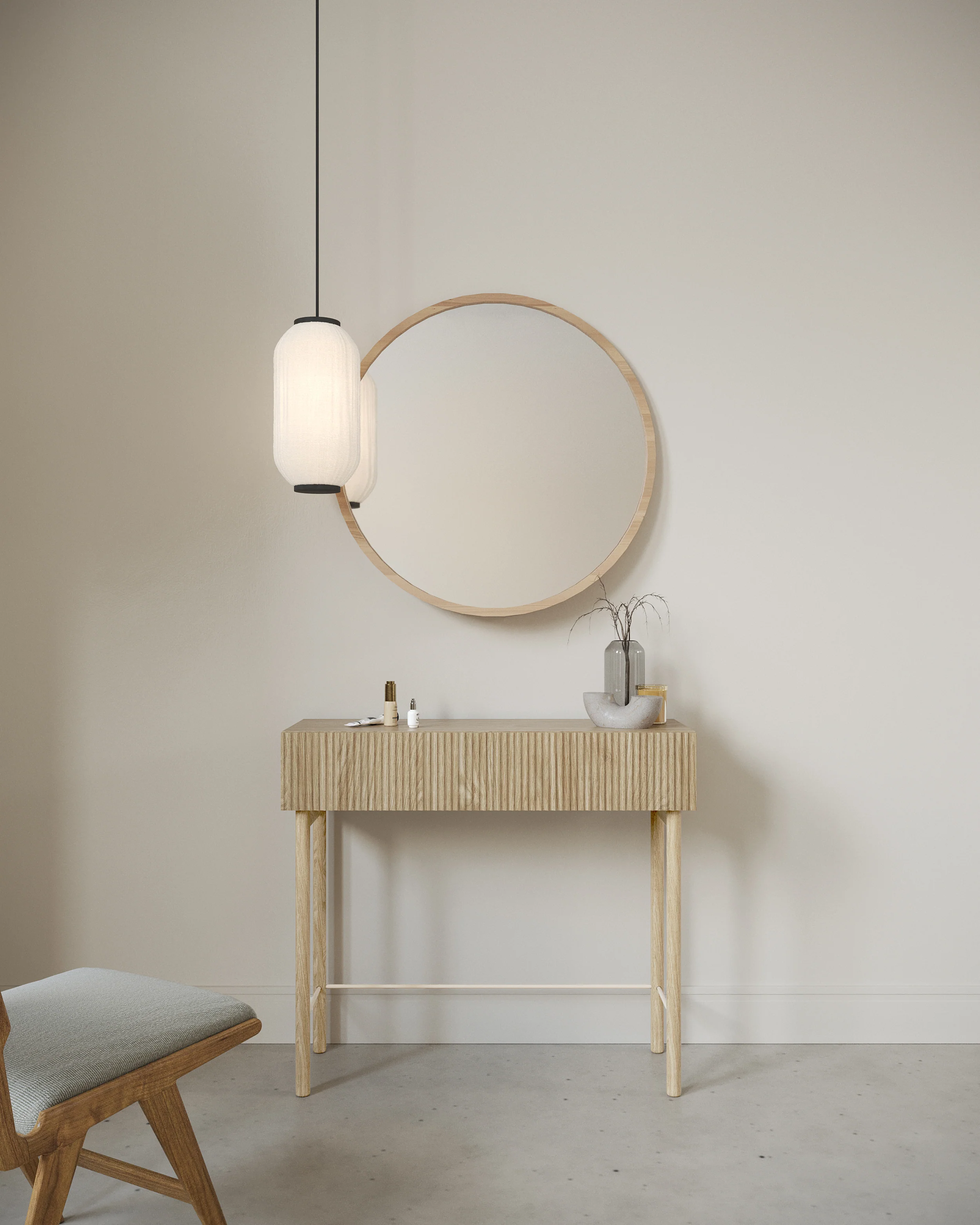 Konsola Nolie z szufladą i nóżkami 90 cm Dąb Olejowany - Image 3