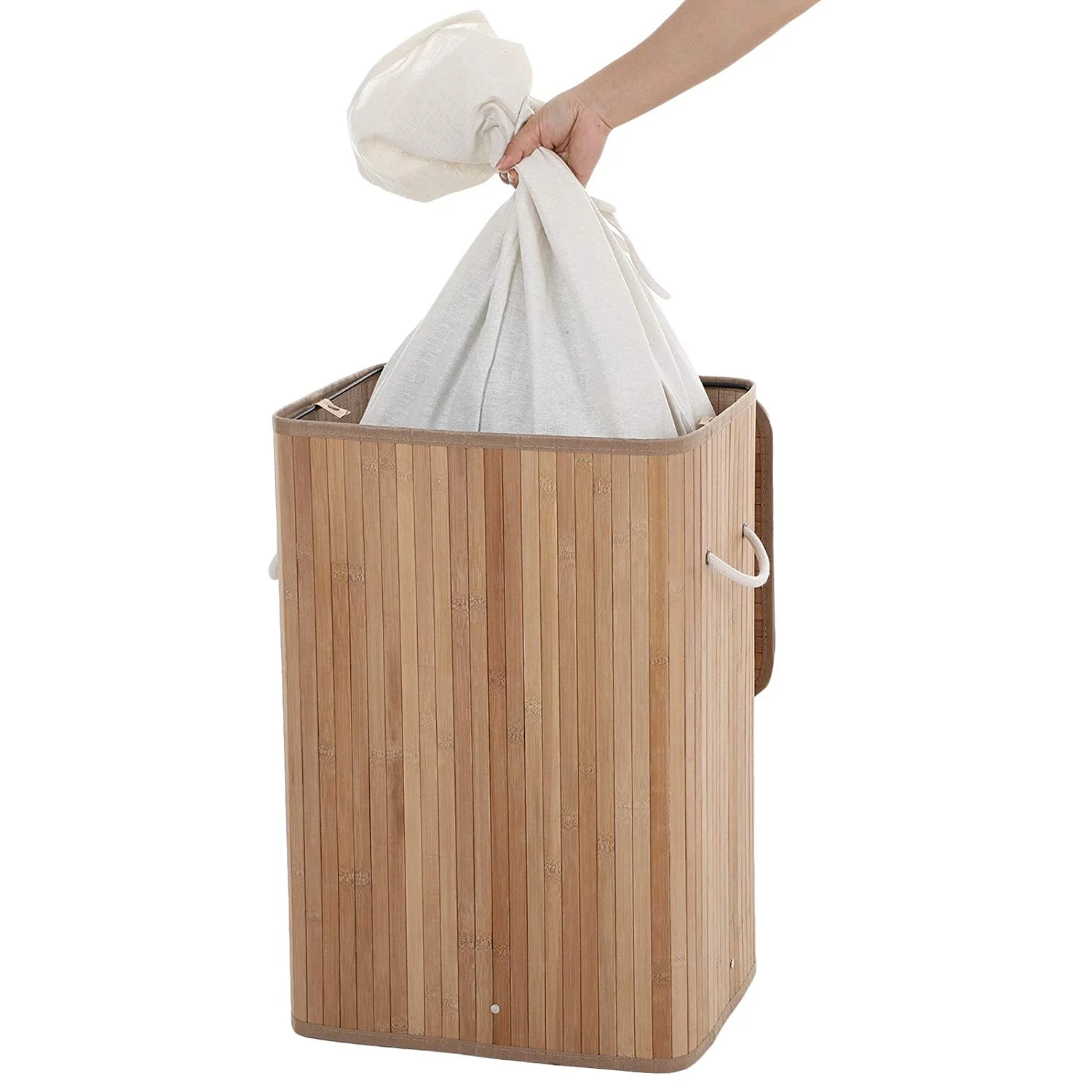 Kosz na pranie Naturalel 75l - Image 6
