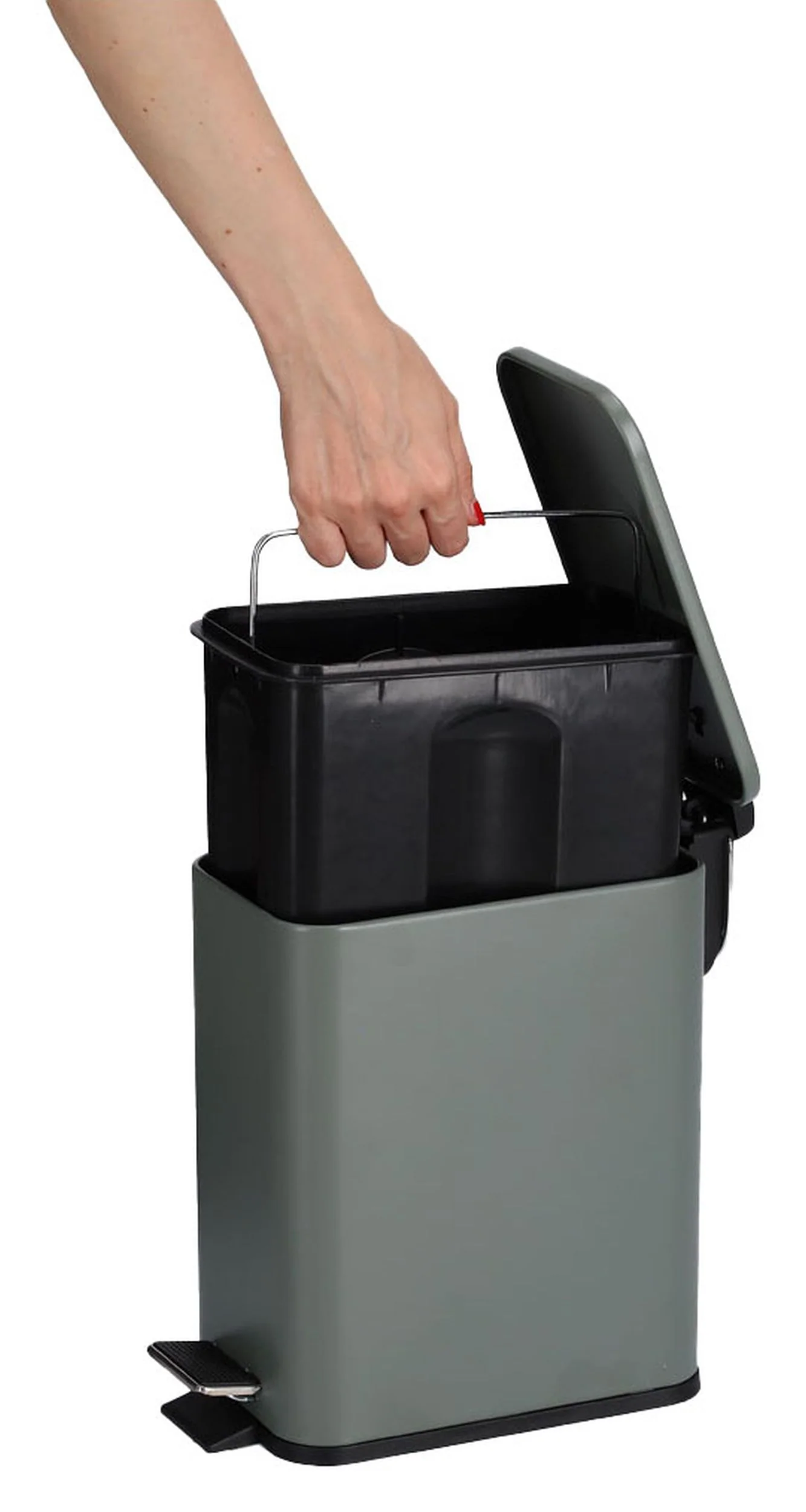 Kosz na śmieci Fleens zielony - Image 2