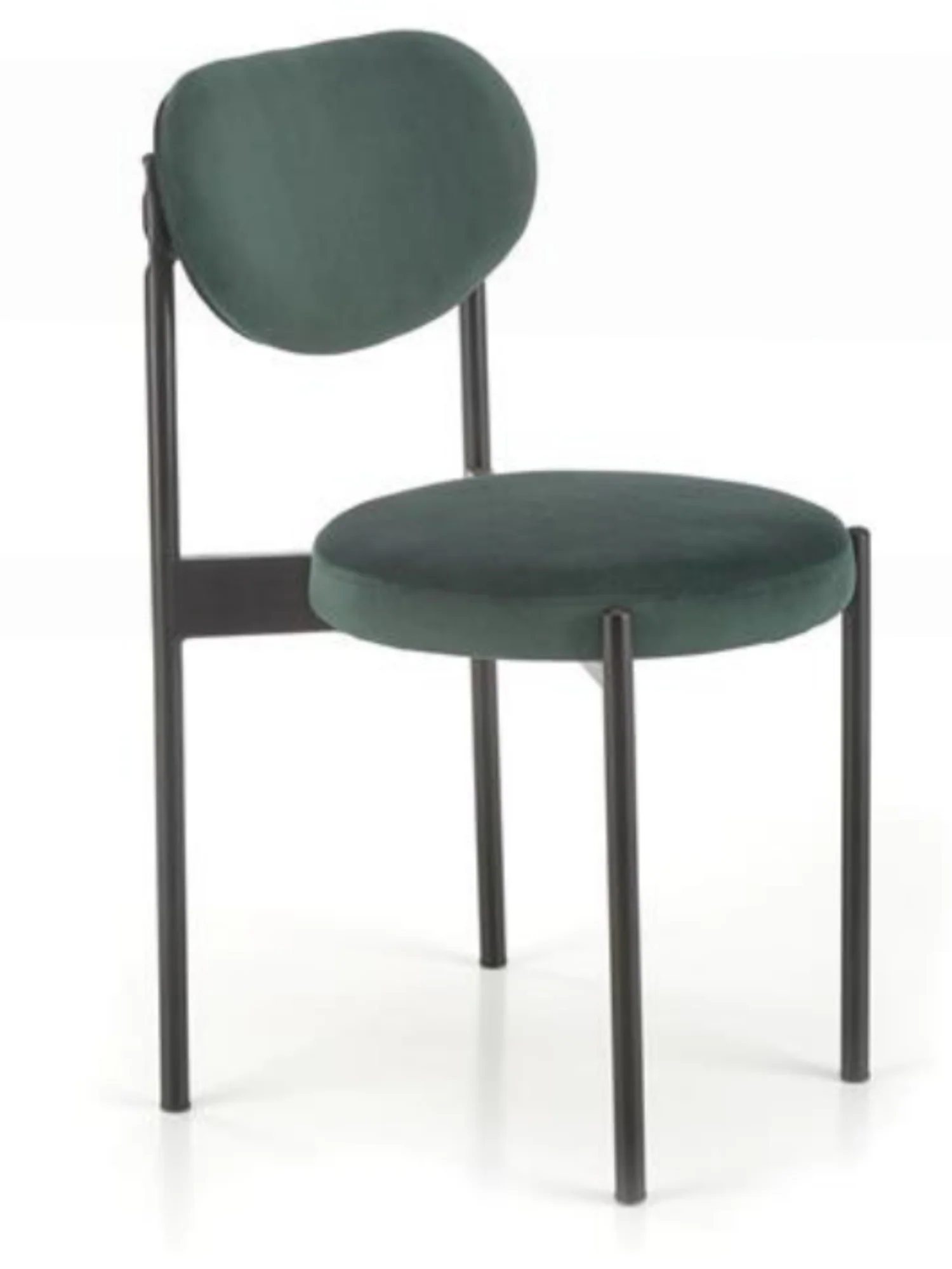 Krzesło tapicerowane Gaspler zielony velvet - Image 3