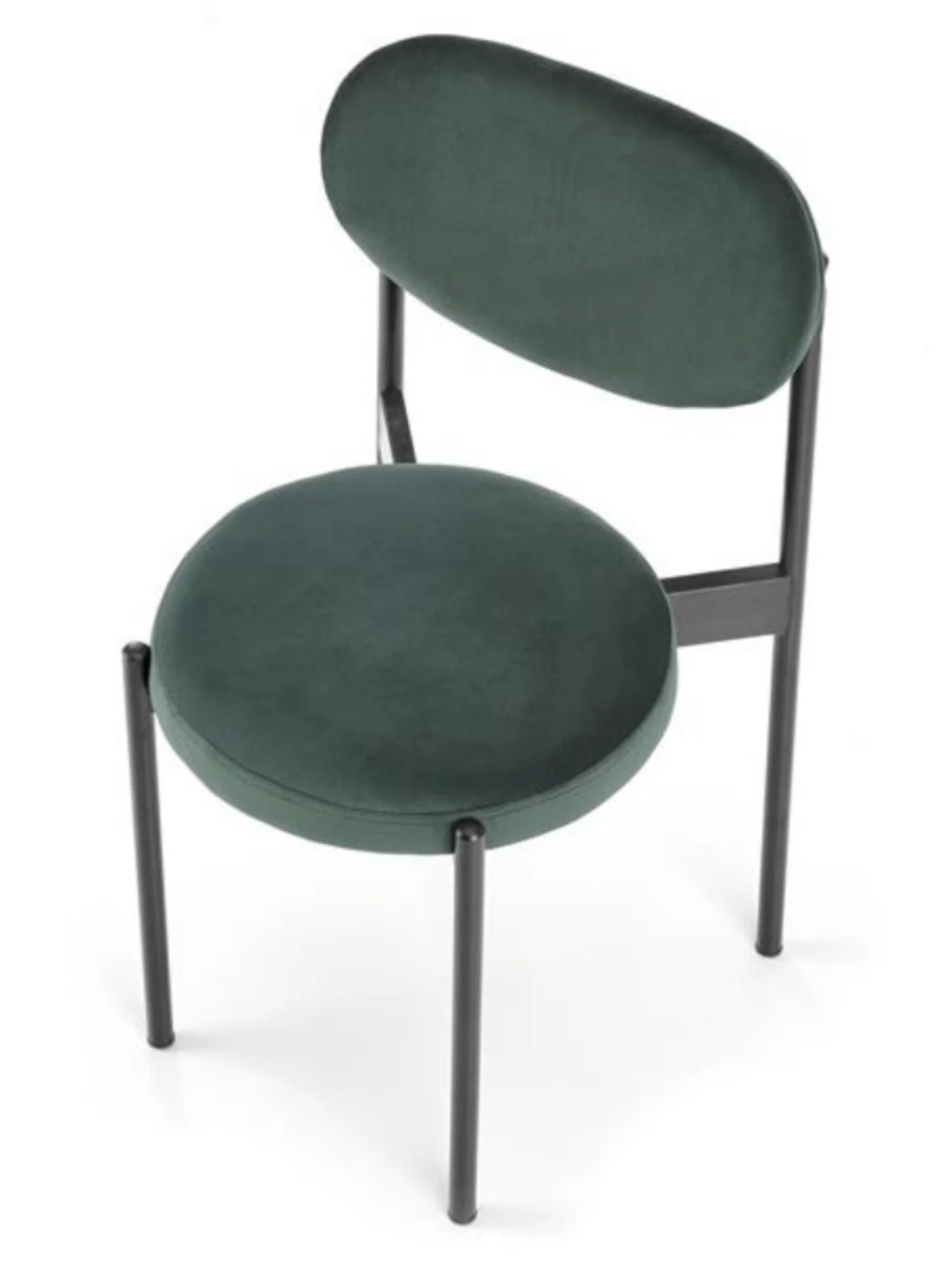 Krzesło tapicerowane Gaspler zielony velvet - Image 5