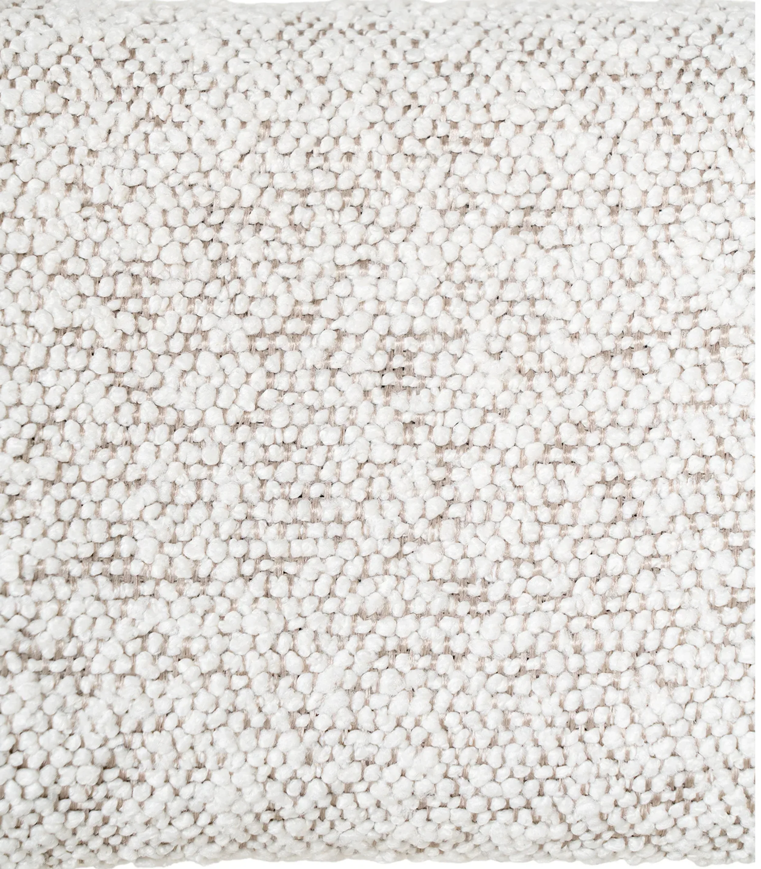 Krzesło tapicerowane Holstelly w tkaninie boucle białe - Image 6