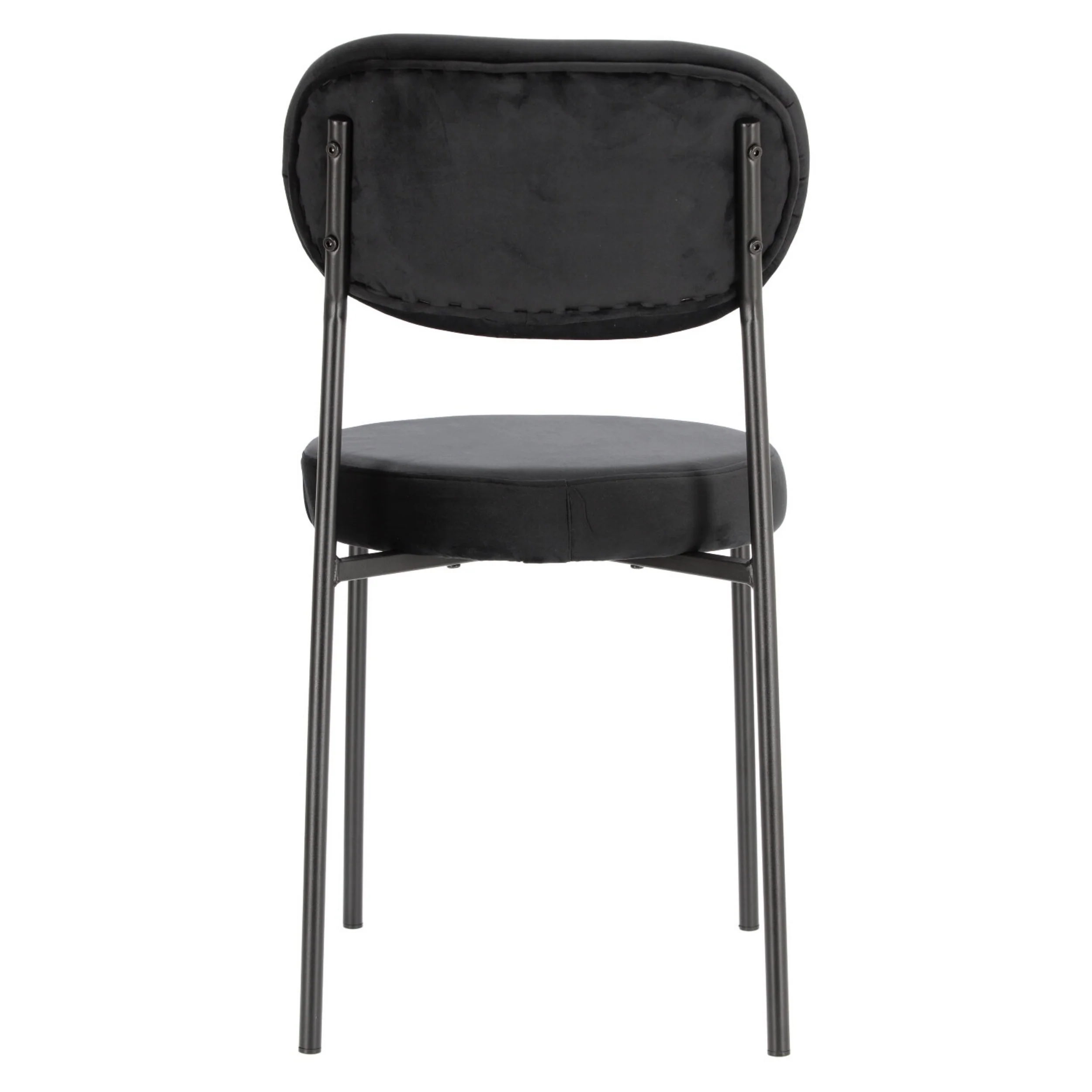 Krzesło tapicerowane Shoccur czarny velvet - Image 5