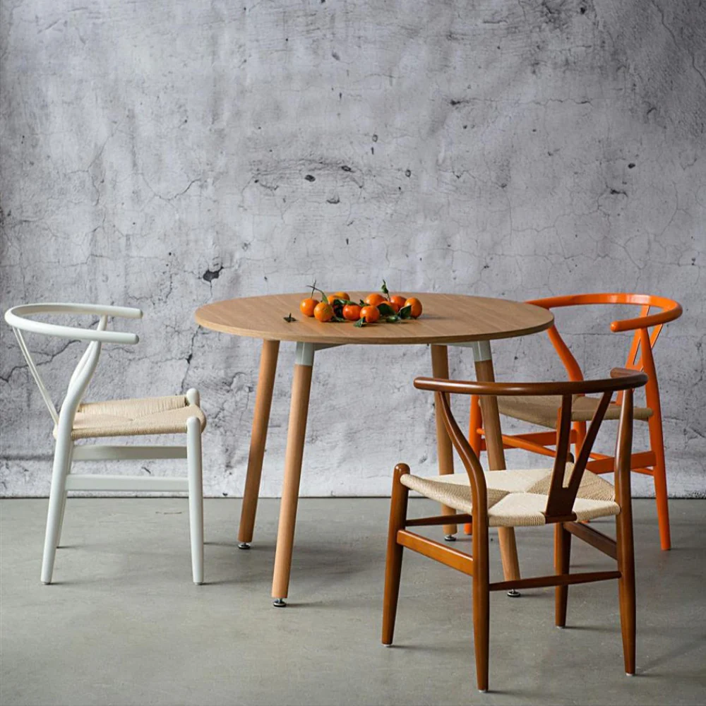 Krzesło Wicker białe - Image 4