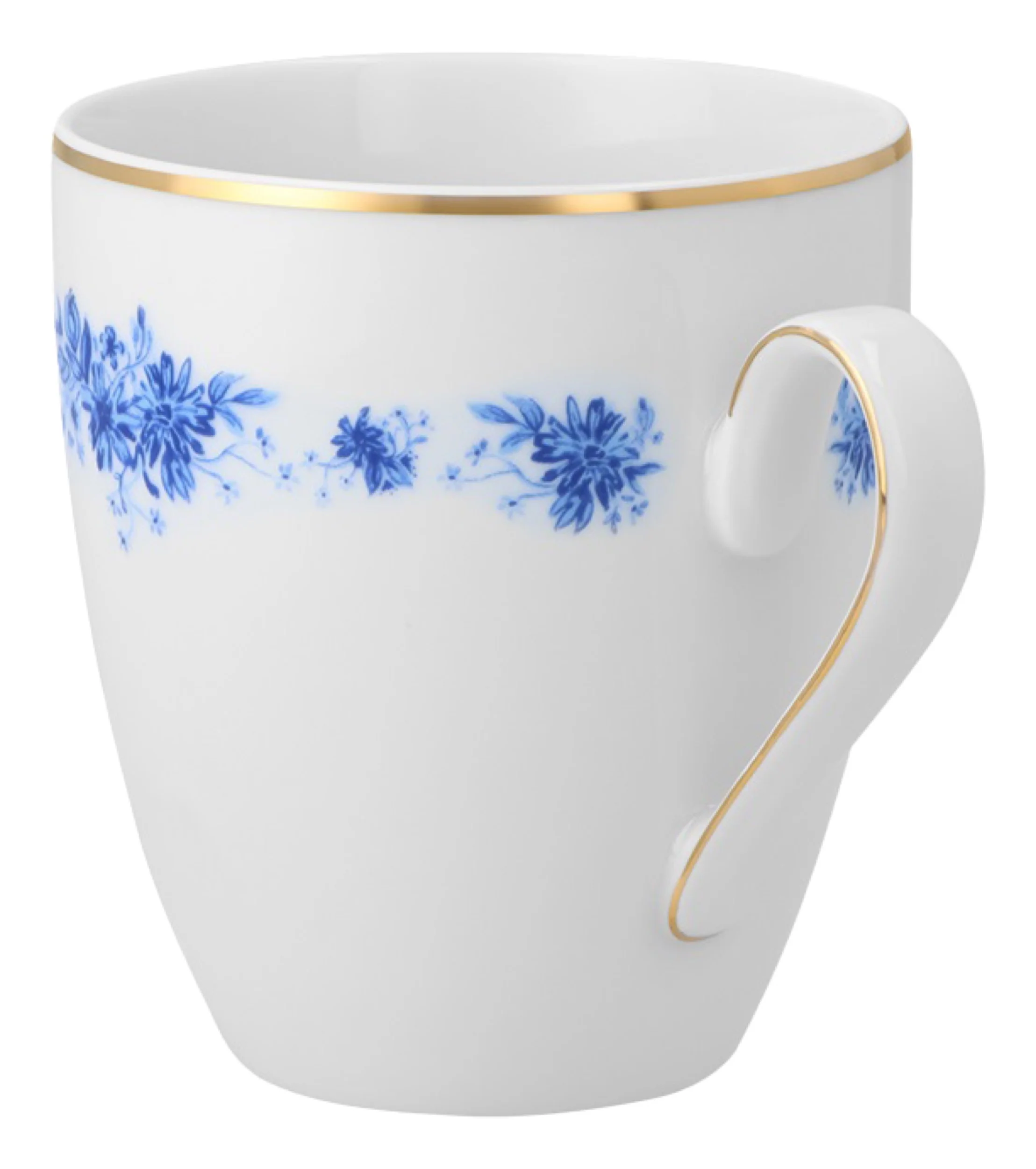 Kubek porcelanowy Alaska 390 ml biało-niebieski - Image 2