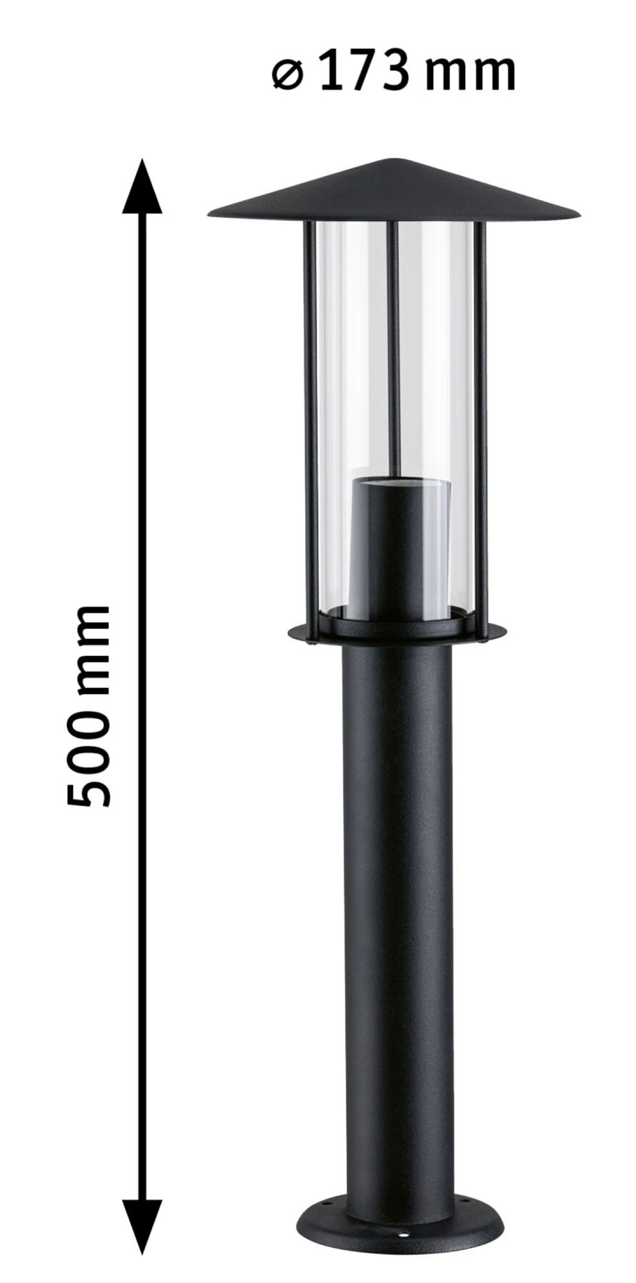 Lampa ogrodowa Classic ciemnoszara - Image 6