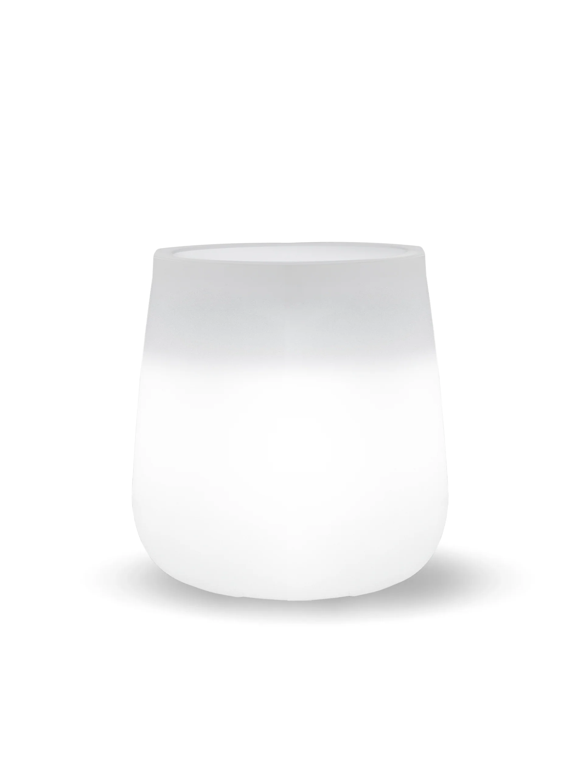 Lampa ogrodowa doniczka Camelia 40 Solar LED biała