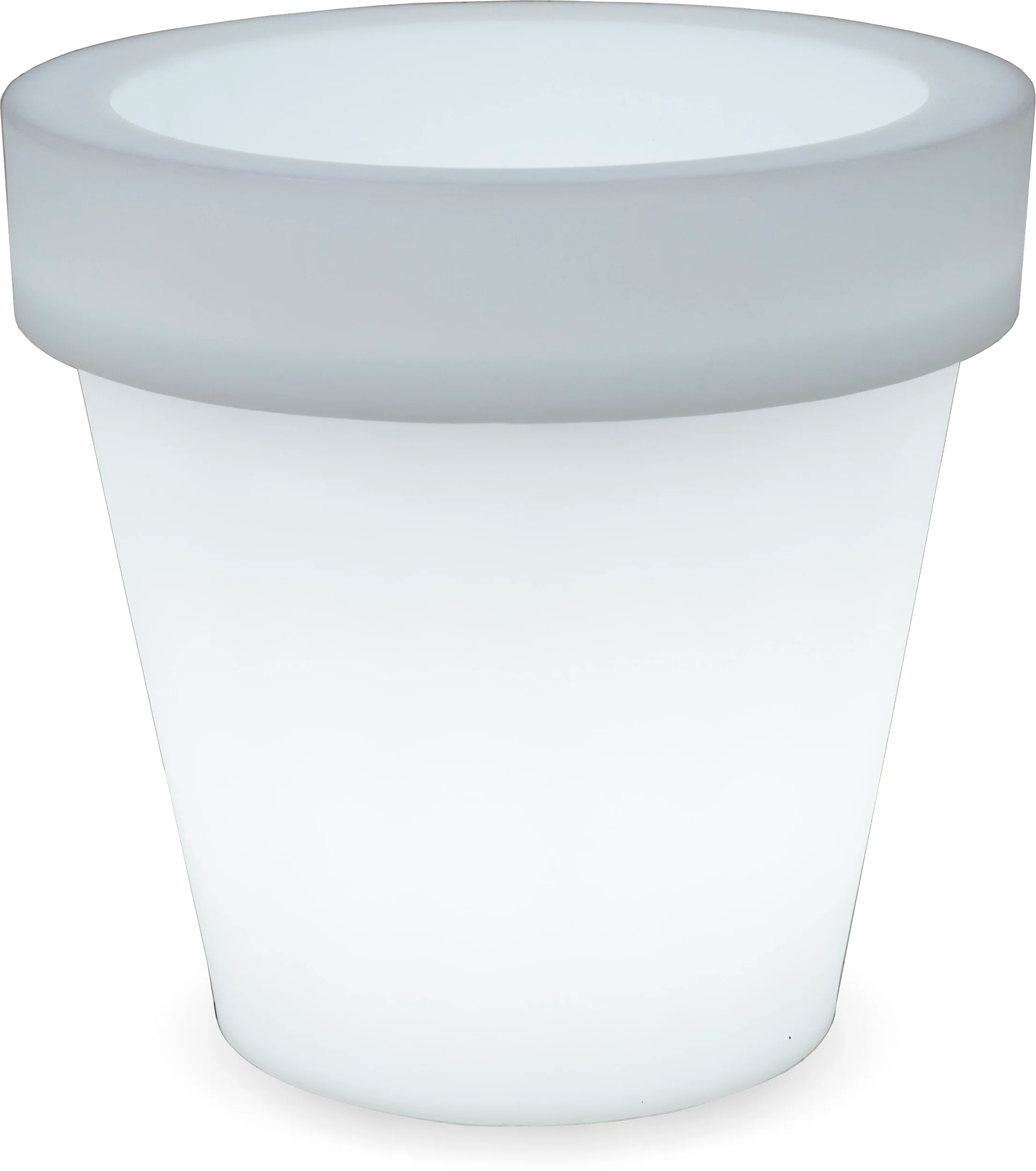 Lampa ogrodowa doniczka Magnolia 30 Solar LED biała
