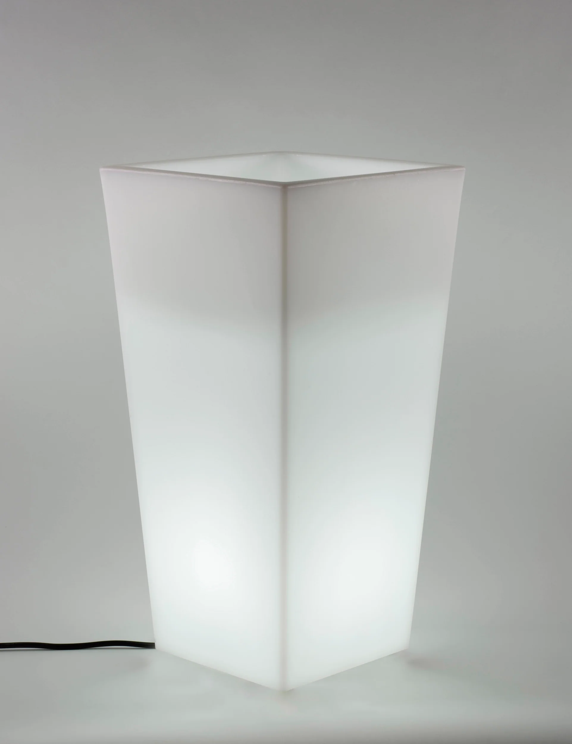 Lampa ogrodowa doniczka Melisa 40 Cable LED biała - Image 2