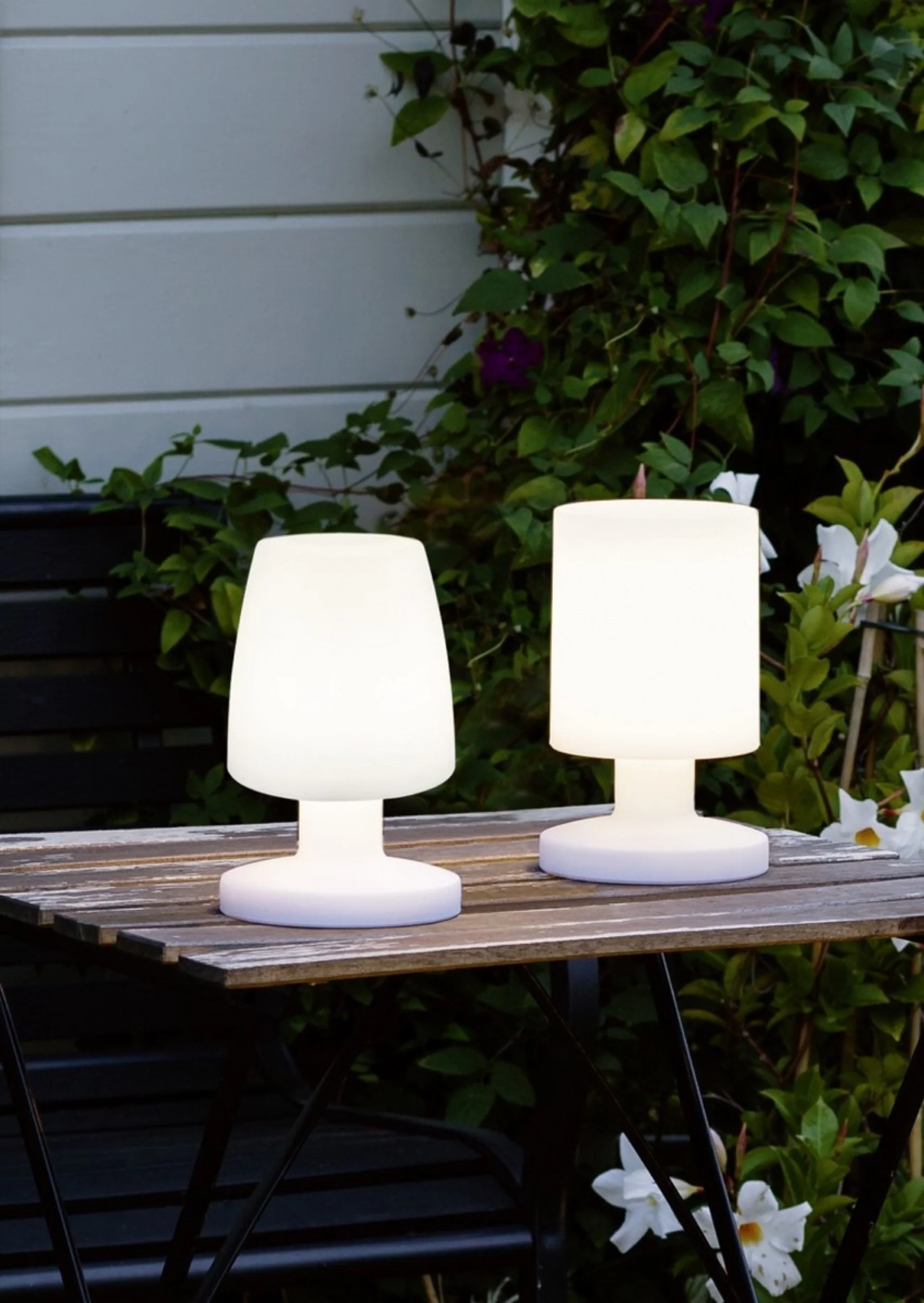 Lampa ogrodowa Lora LED biała - Image 2