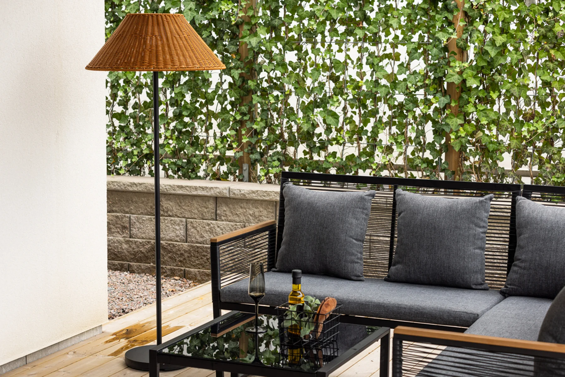 Lampa ogrodowa Mabis LED 150 cm solarna brązowa - Image 2