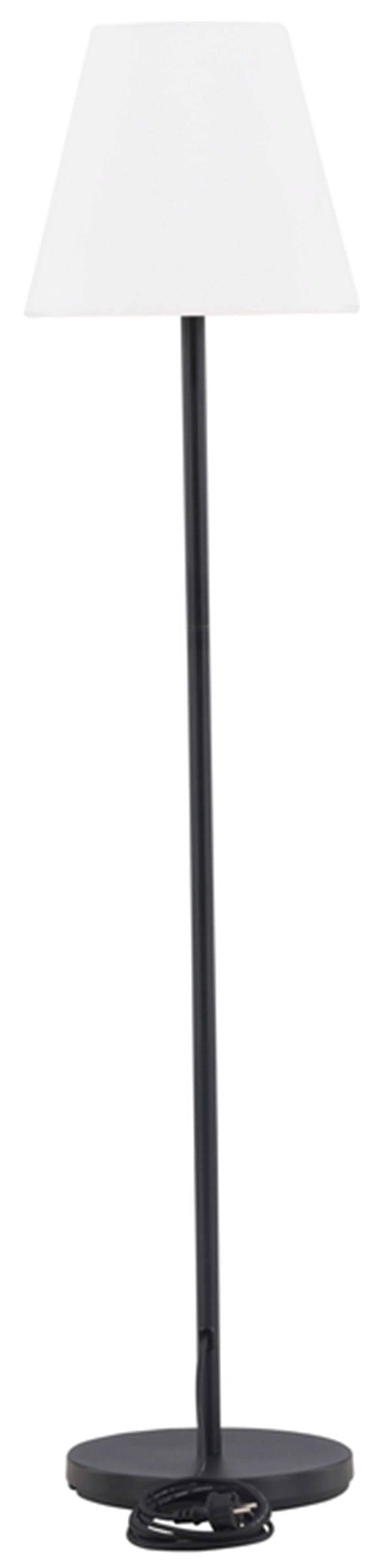 Lampa ogrodowa Moris 150 cm biało-czarna
