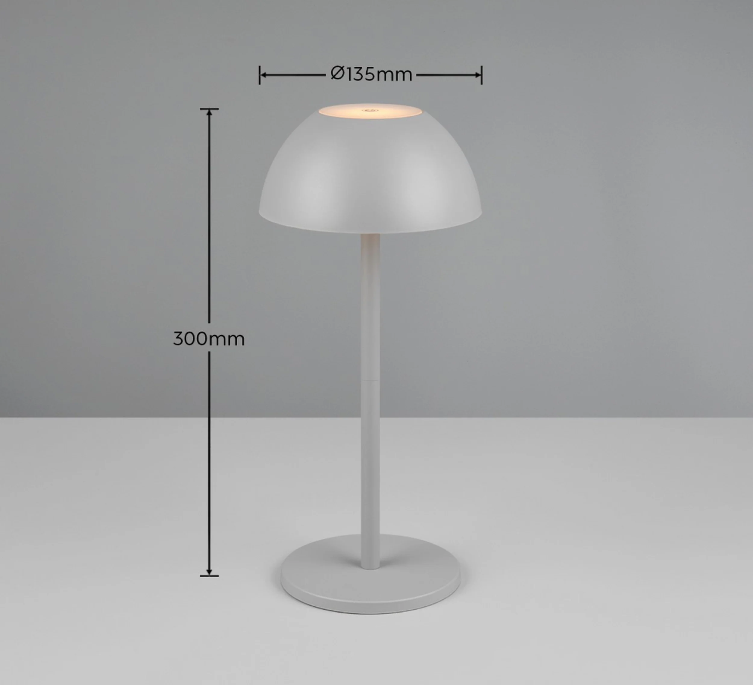 Lampa ogrodowa Ricardo LED szara - Image 3