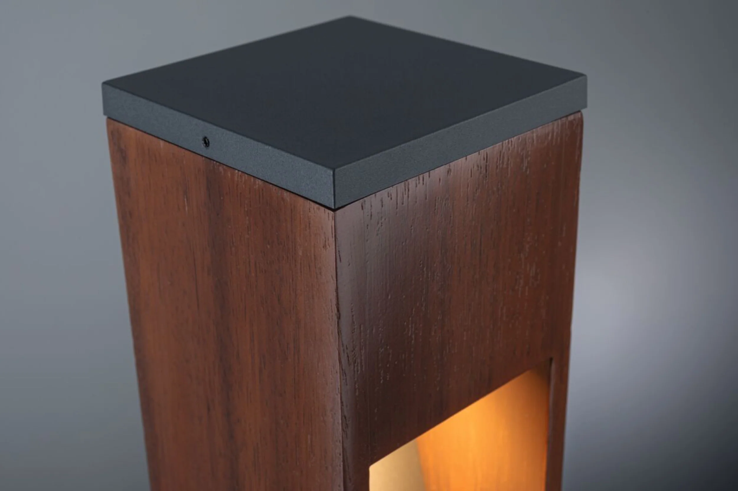 Lampa ogrodowa Trabia LED brązowa - Image 3