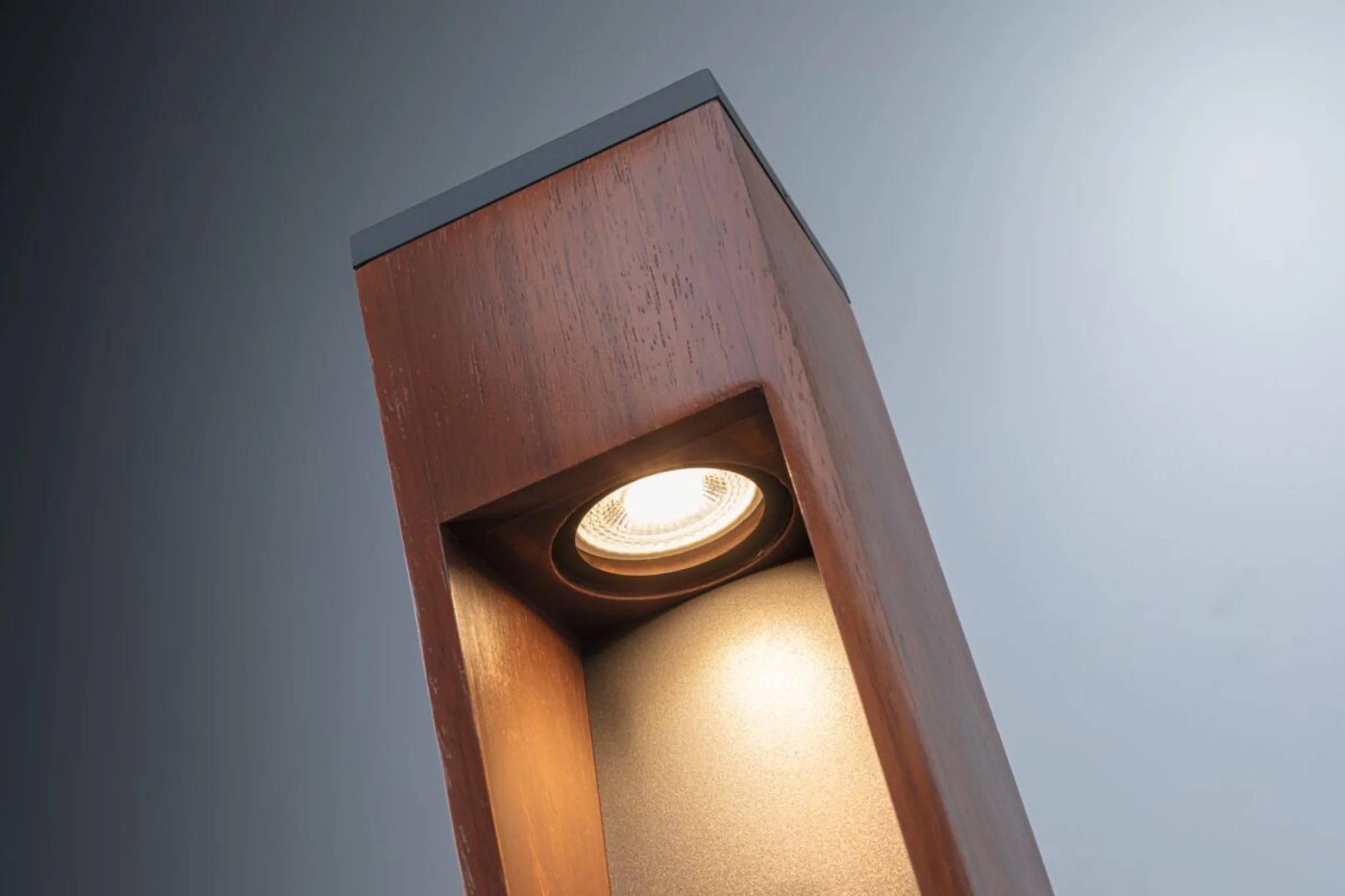 Lampa ogrodowa Trabia LED brązowa - Image 4