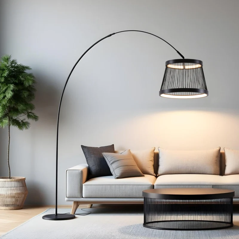 Lampa podłogowa Balu czarna - Image 2