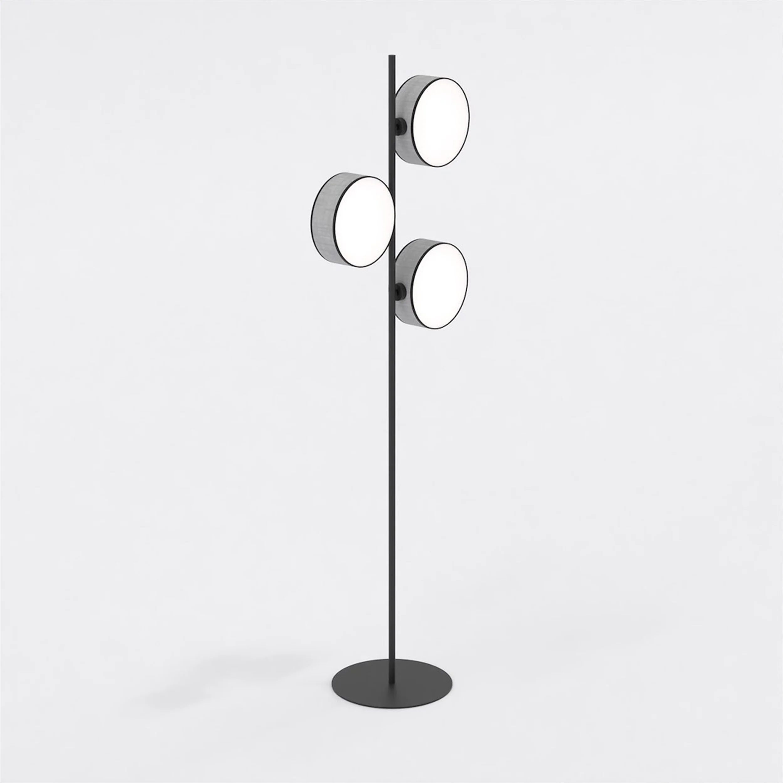 Lampa podłogowa Drumz x3 szara - Image 2