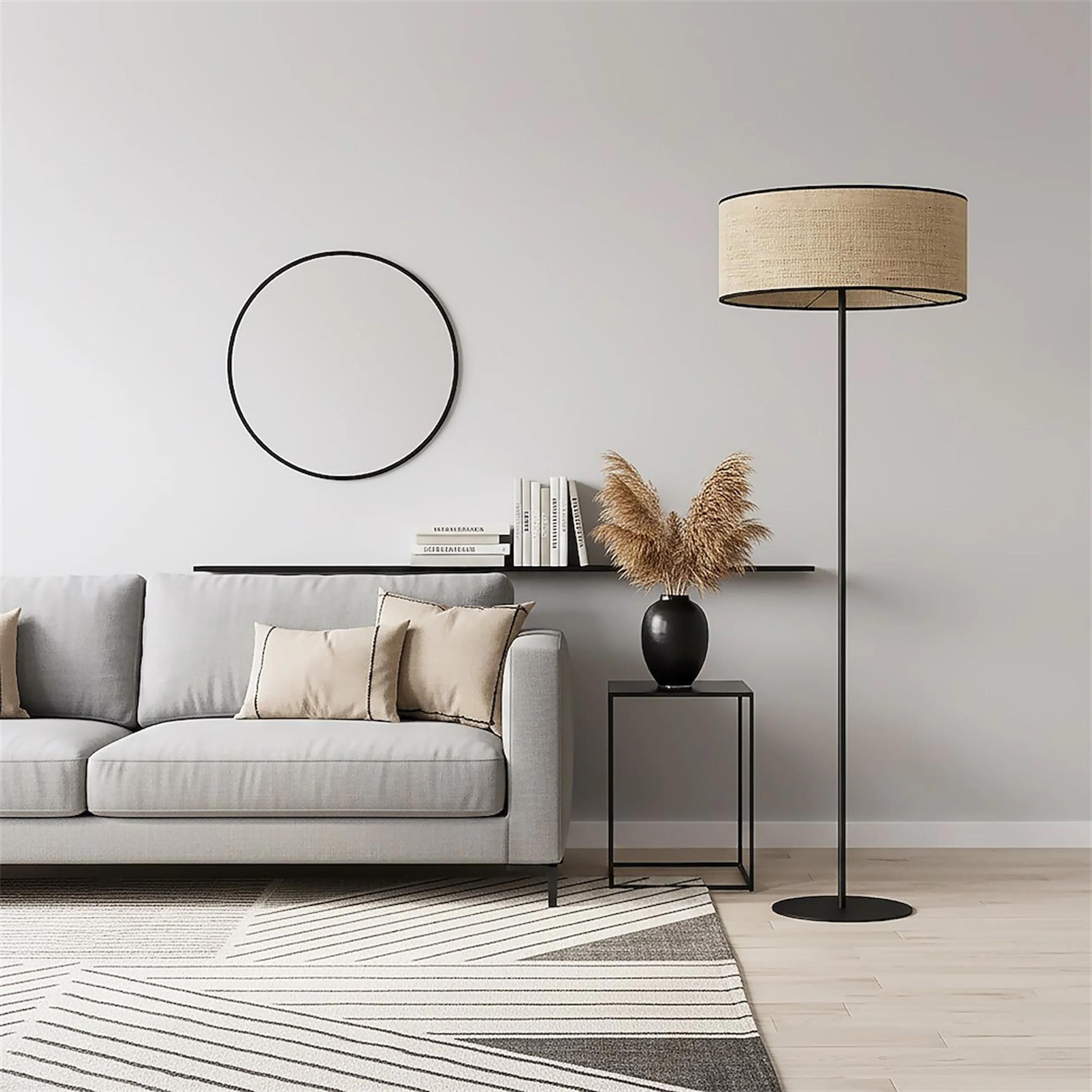 Lampa podłogowa Eco rattan - Image 2