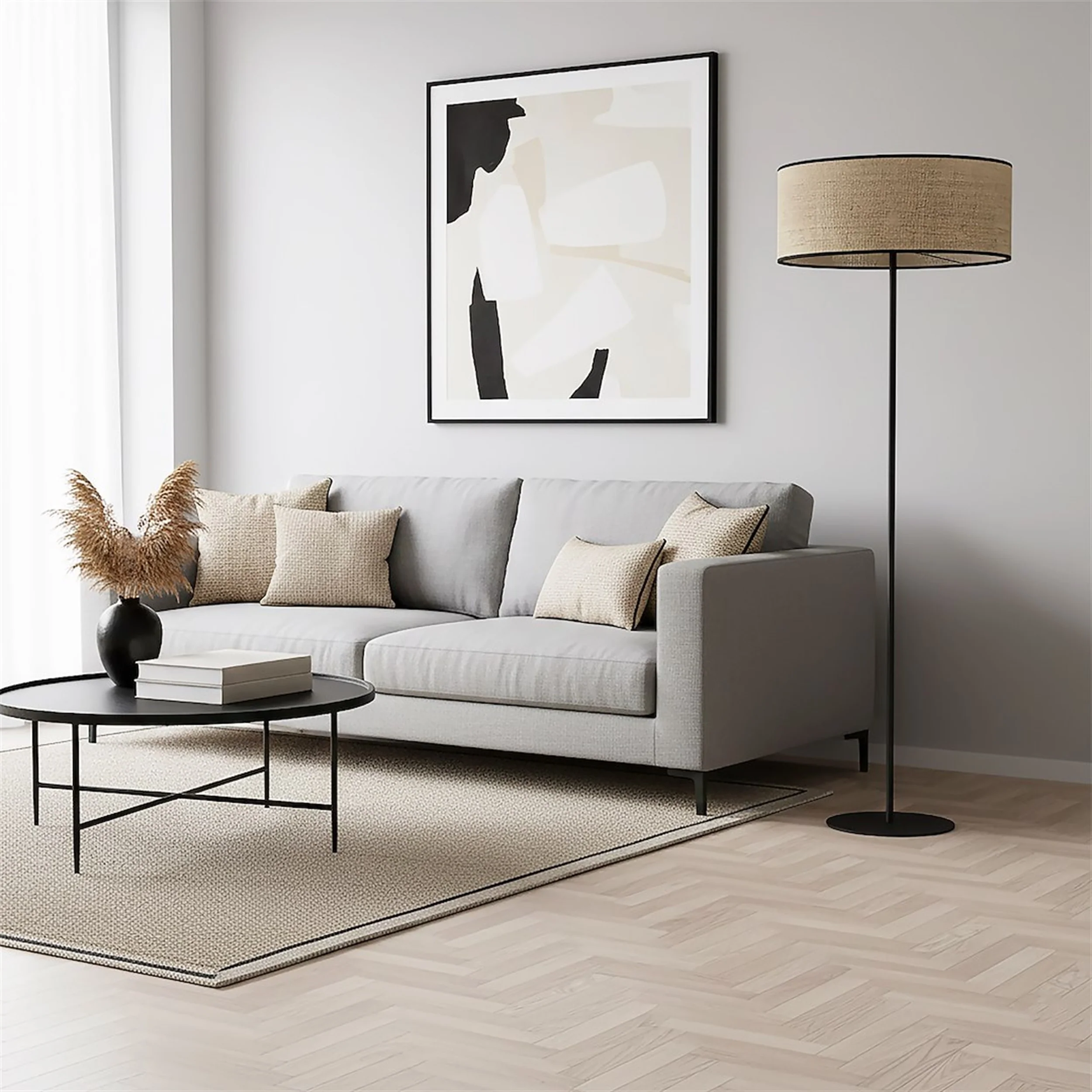 Lampa podłogowa Eco rattan - Image 3