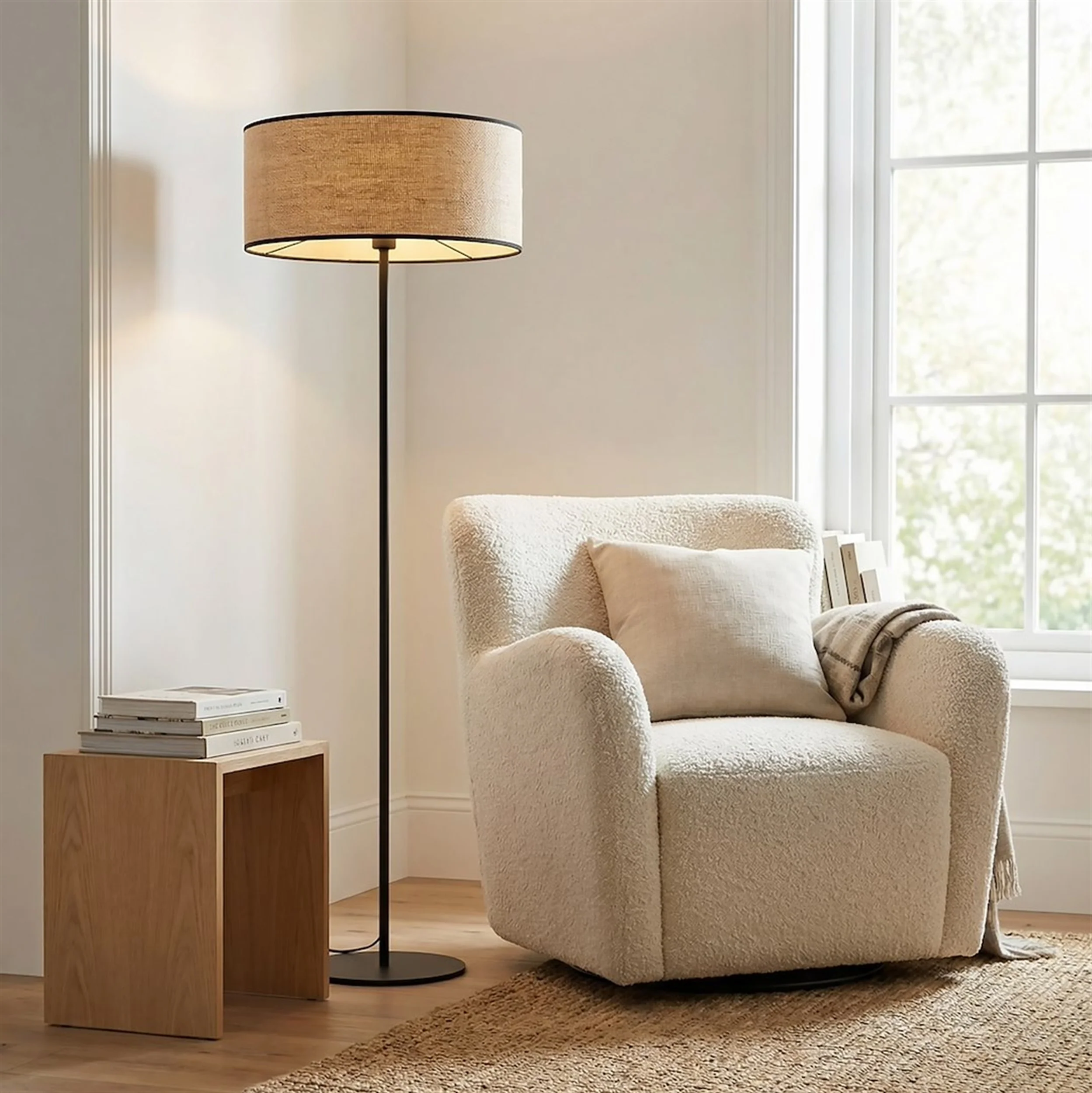 Lampa podłogowa Eco rattan - Image 5