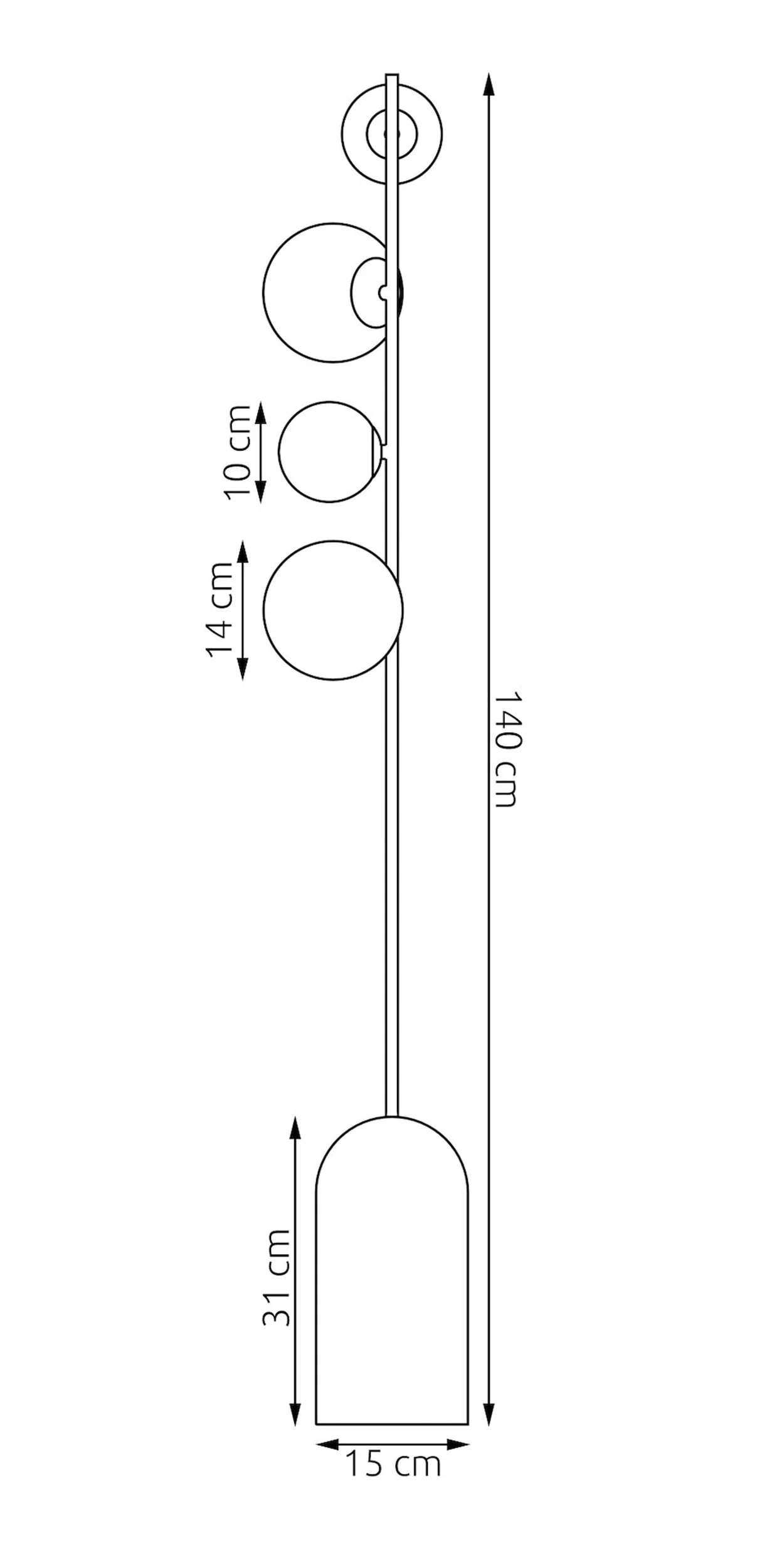 Lampa podłogowa Etno x4 pomarańczowa - Image 4