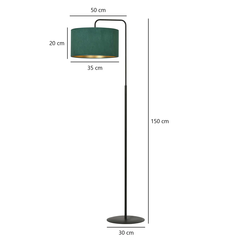 Lampa podłogowa Hellid 150 cm zielona - Image 7